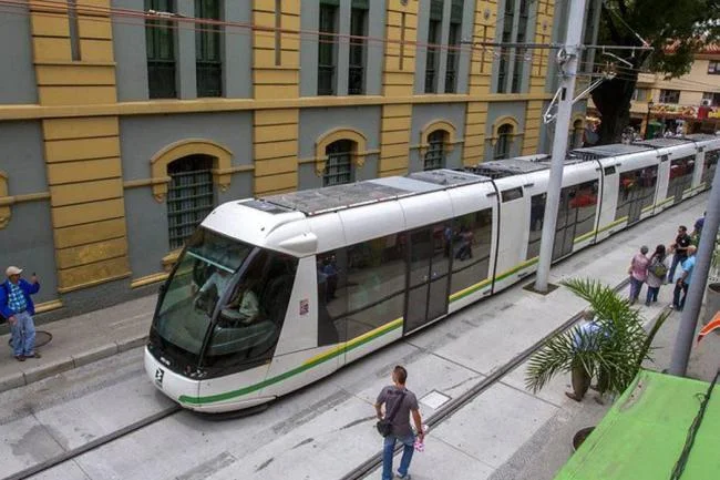 The tram in Medellín