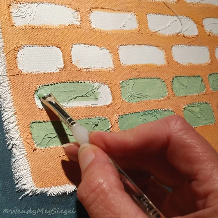 “Above and Below” in progress.