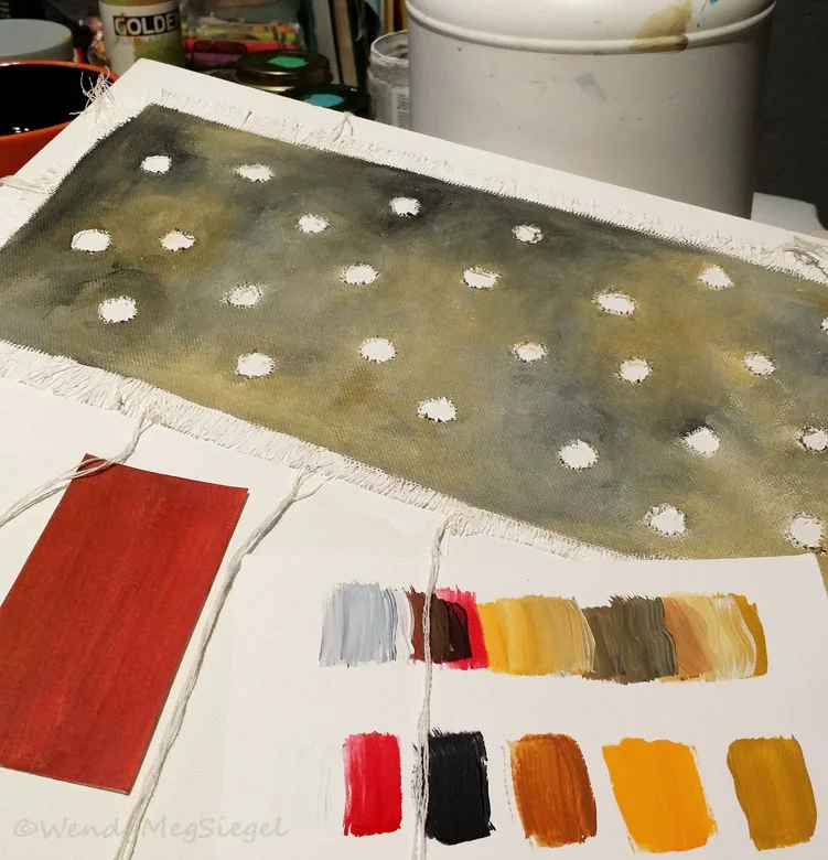 Small Bites in process. Choosing the color palette.