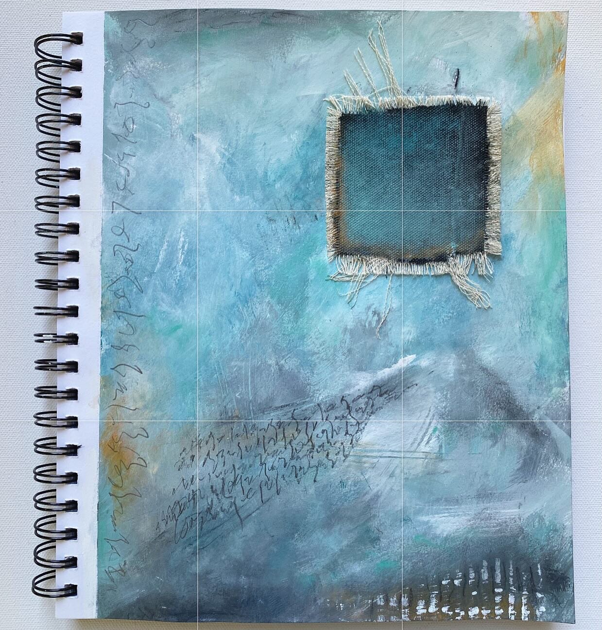 Sketchbook Page of the Week: STEAL LIKE AN ARTIST. #insightcreative30daychallenge  I decided to get some inspiration from the paintings of David Mankin and then play on the page and make it my own. There&rsquo;s a softness to the way his colors cover