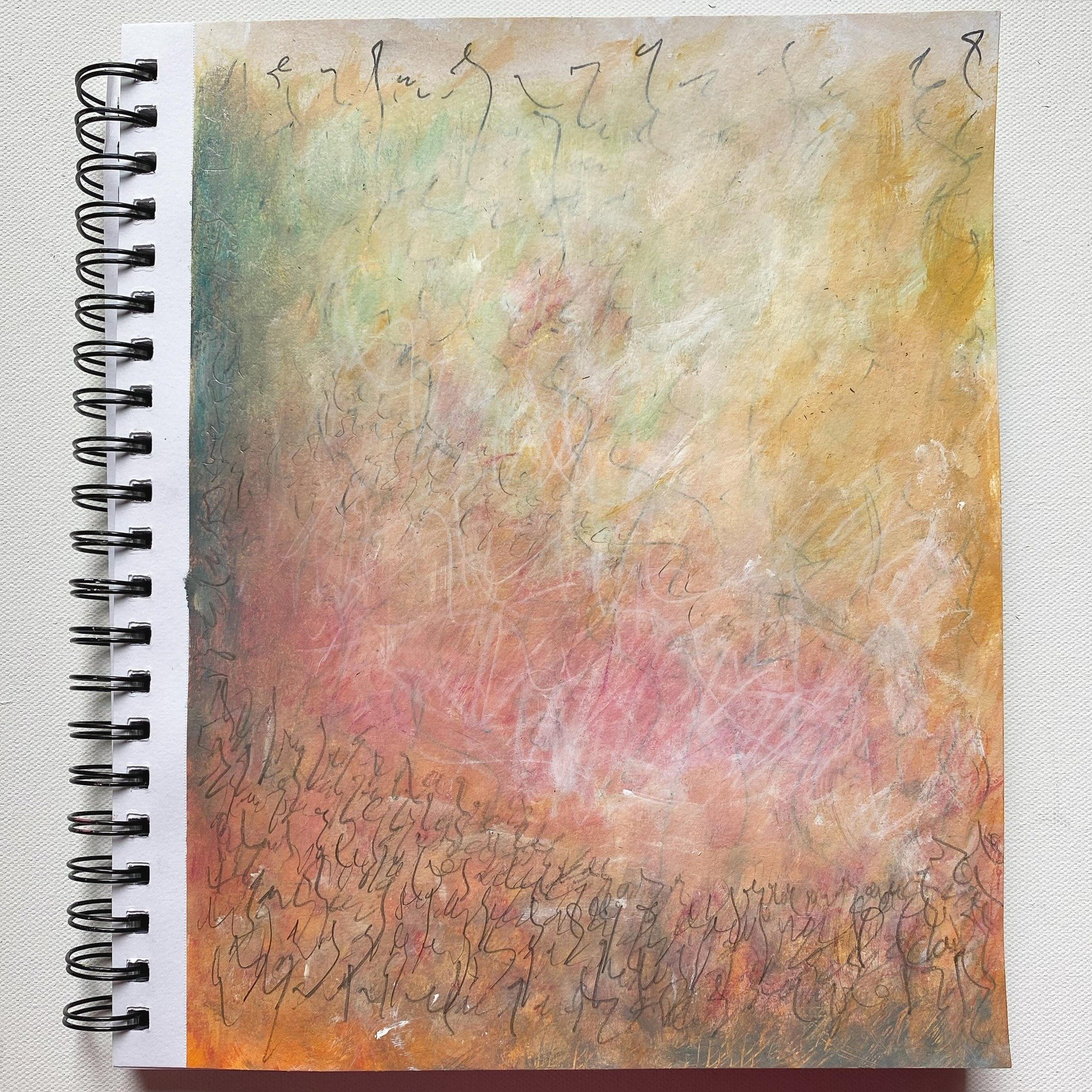 Sketchbook Play: TIME LIMIT  #insightcreative30daychallenge I chose to limit my time to 30 minutes and paint fast and furiously to Sibelius&rsquo; 2nd Symphony. I found myself painting in jabs of brush blots and it felt so fun and free. I&rsquo;m sur
