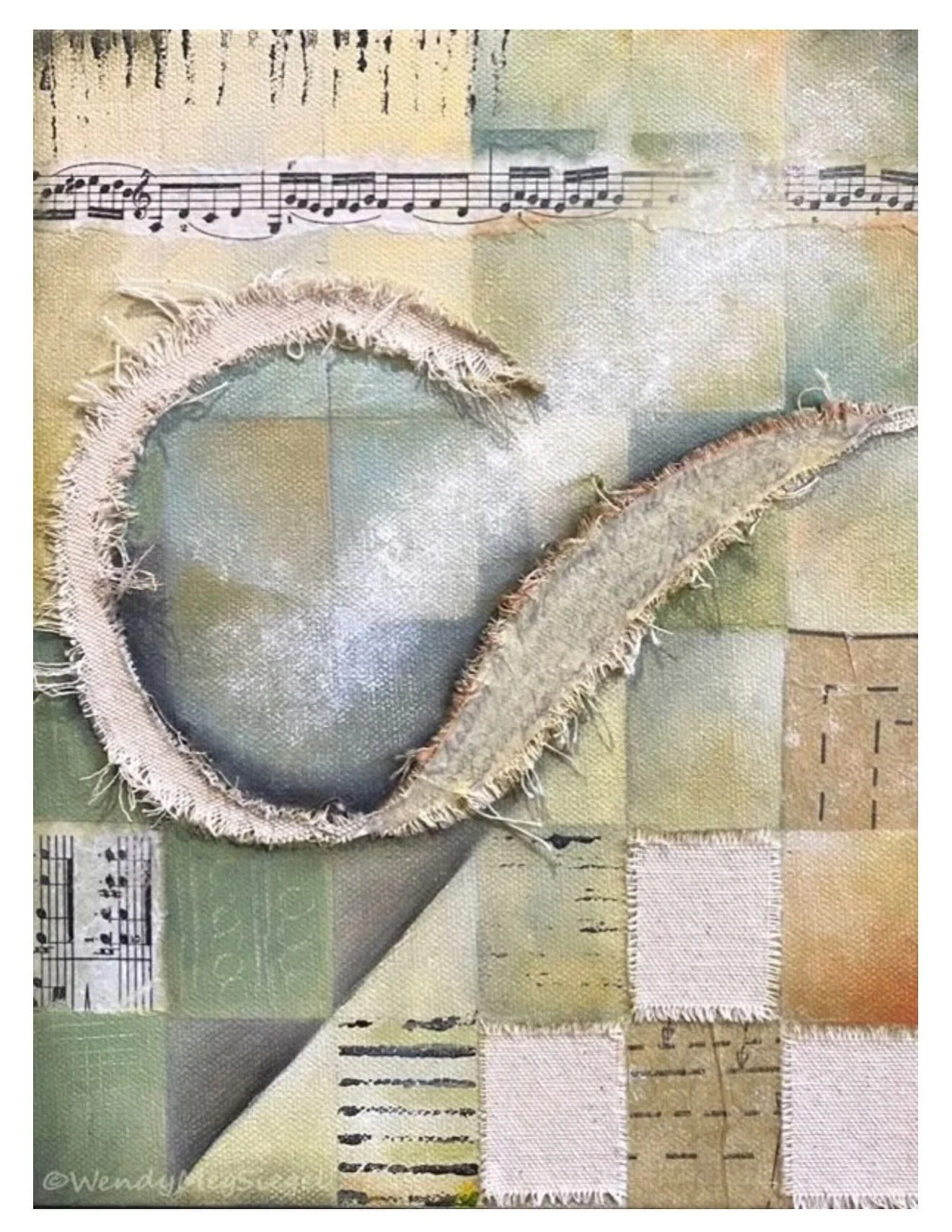 ART &amp; WRITING- &ldquo;RELEASE&rdquo; was created to represent the process of letting go of the old thoughts, beliefs, and reactions that no longer serve us&hellip; but may have served us in the past. The handwritten and barely seen words within t