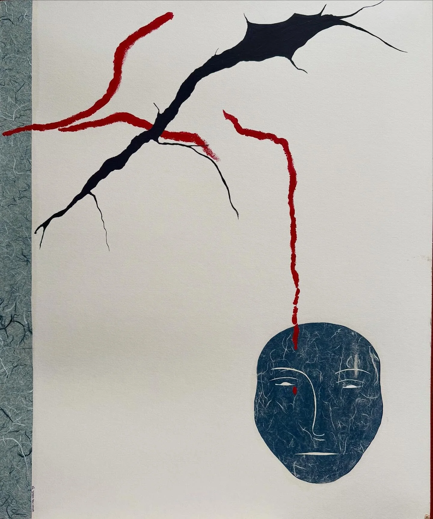 DAY 19: FROM THE ARCHIVES for the @taraleaver &nbsp;#21daysinmyartworld26 . I was NOT planning to share this. I had a couple of others in mind. But the images of the brutality and the inhumane treatment of children, elders, and the many, had me remem