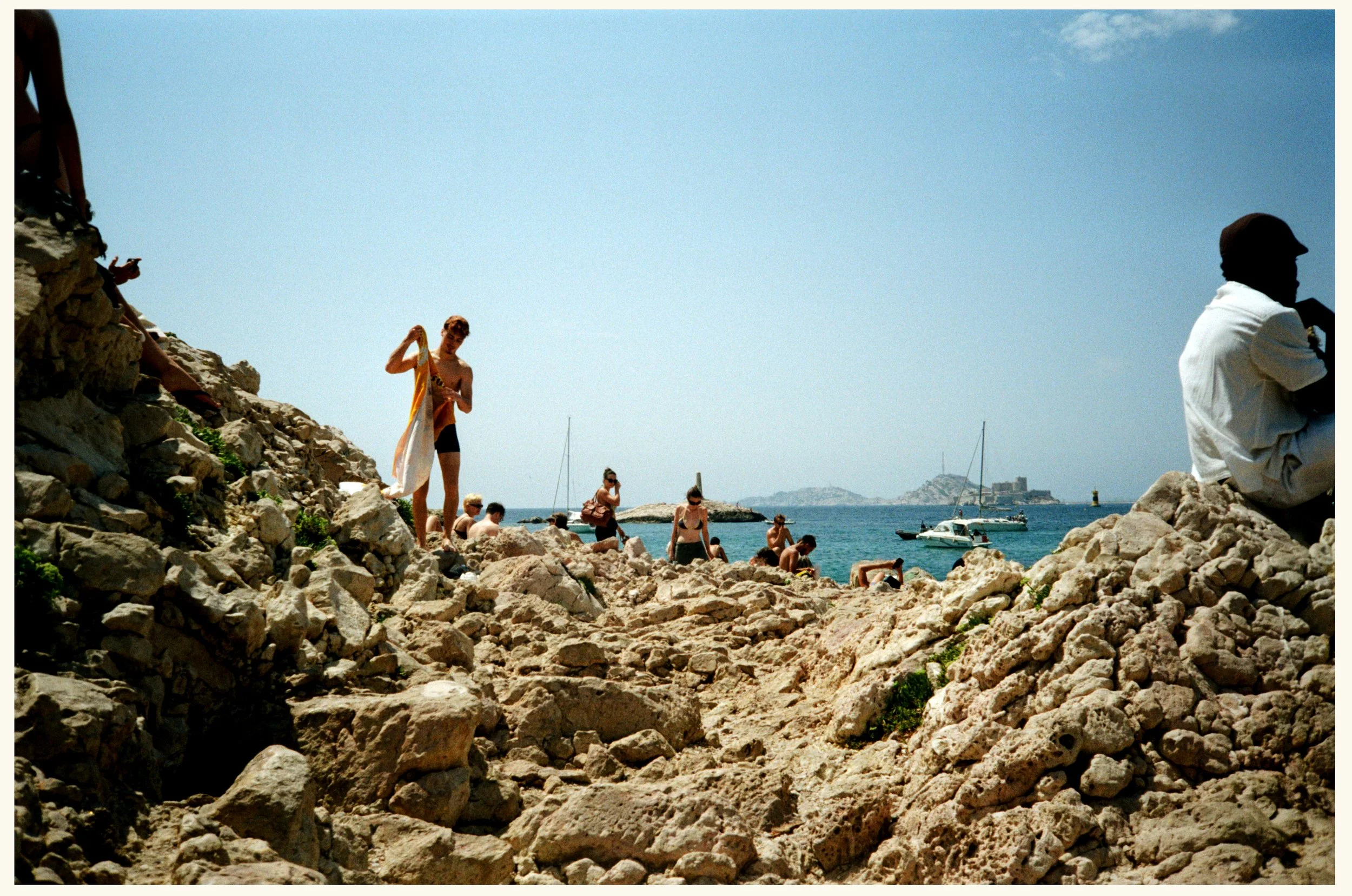 Swimmers at Marseille Rocks