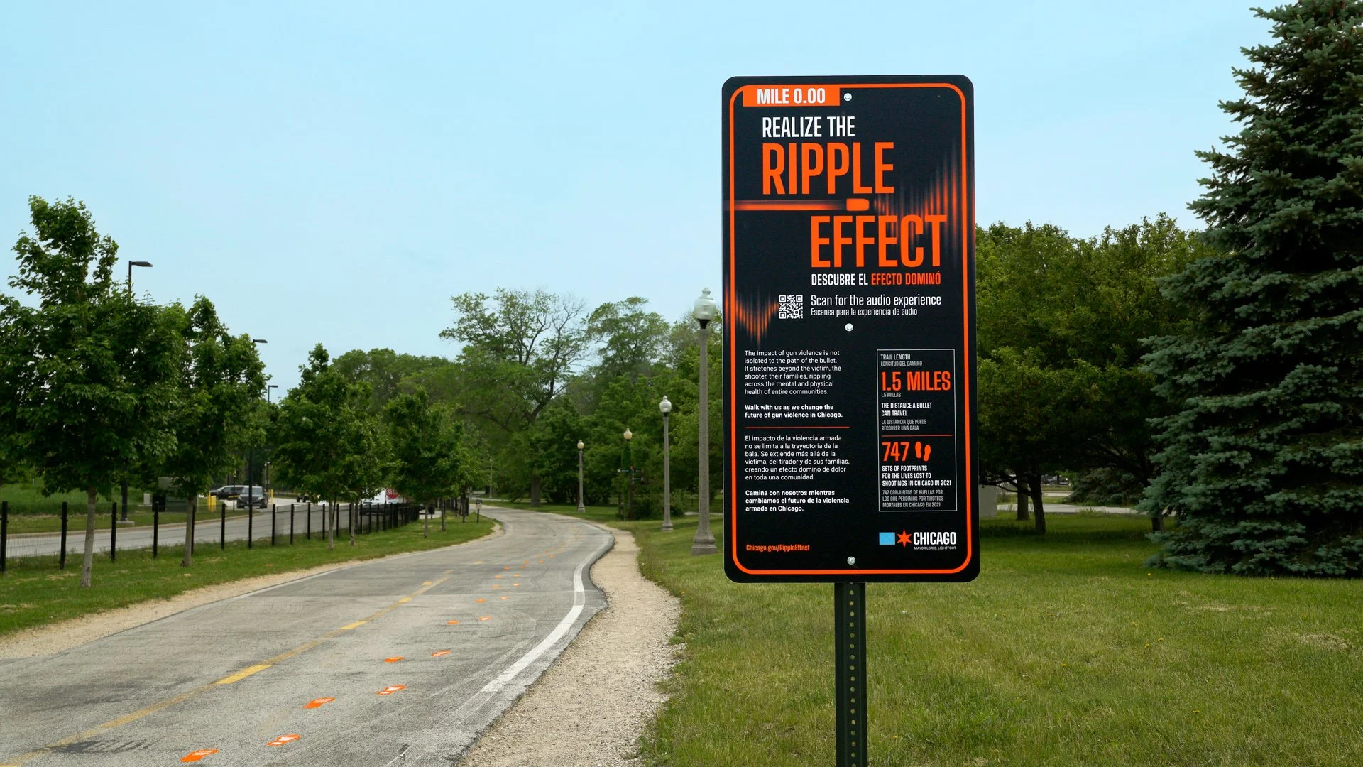 Southside Trail Signage and 1.5 Mile Installation