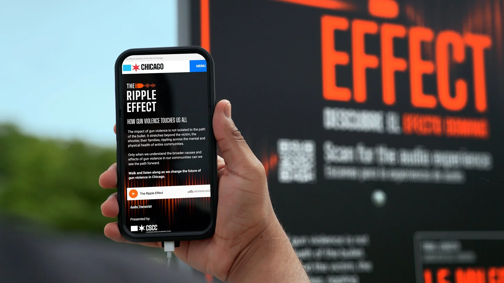 An Immersive Audio Experience Guided by a 30 Minute Podcast
