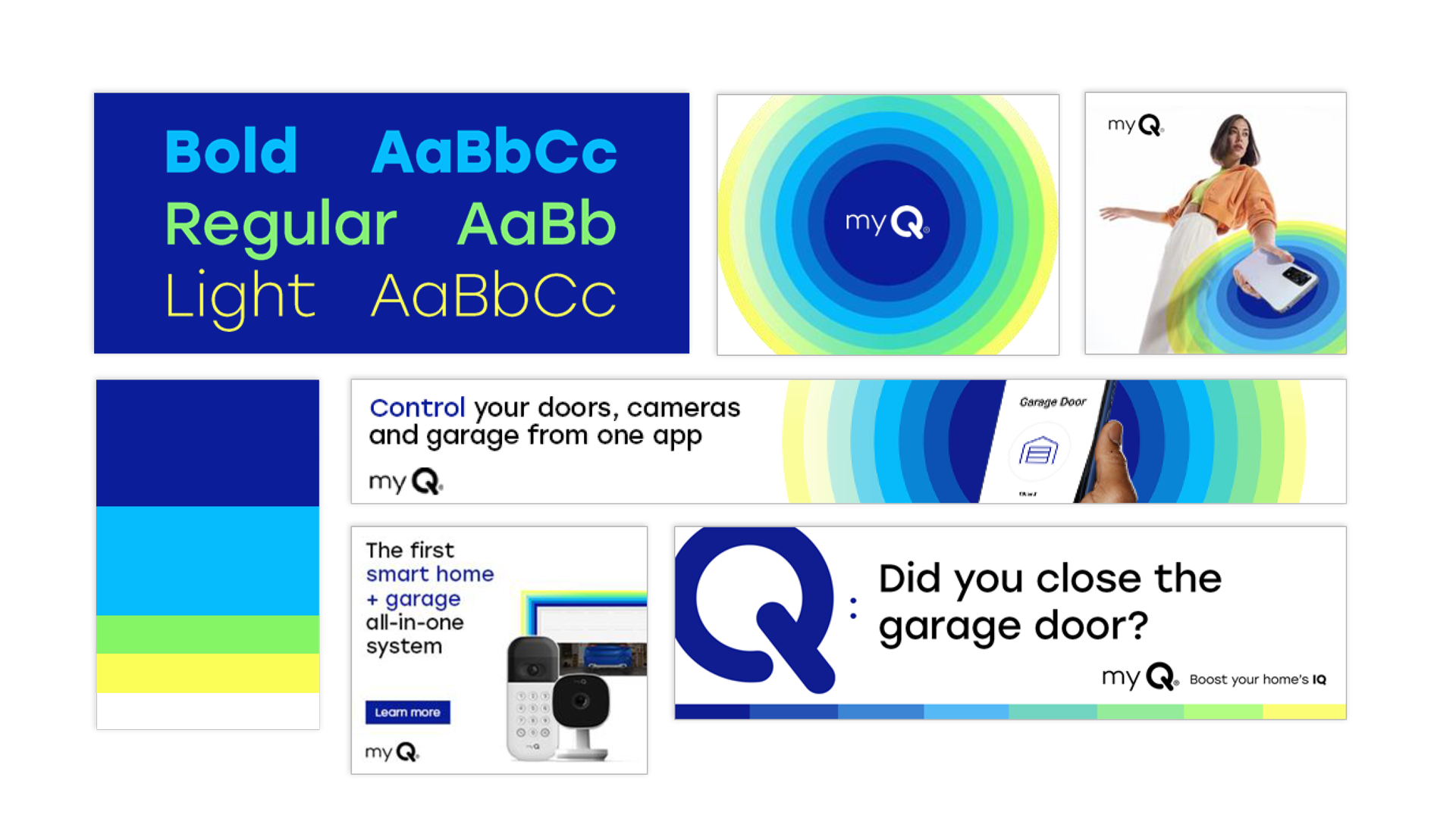 MYQ // VISUAL SYSTEM OVERVIEW