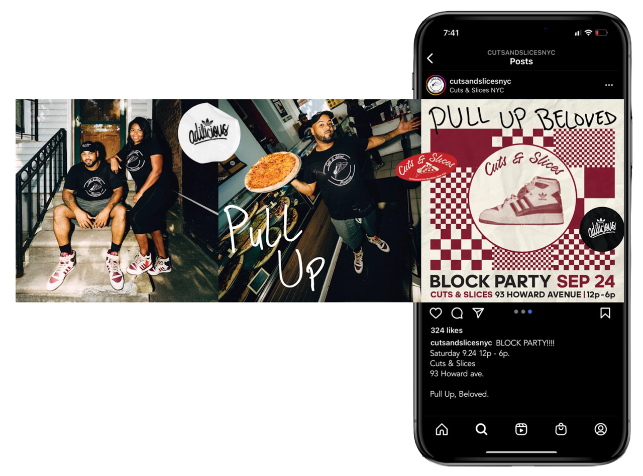 Adidas // Cuts & Slices Social Carousel