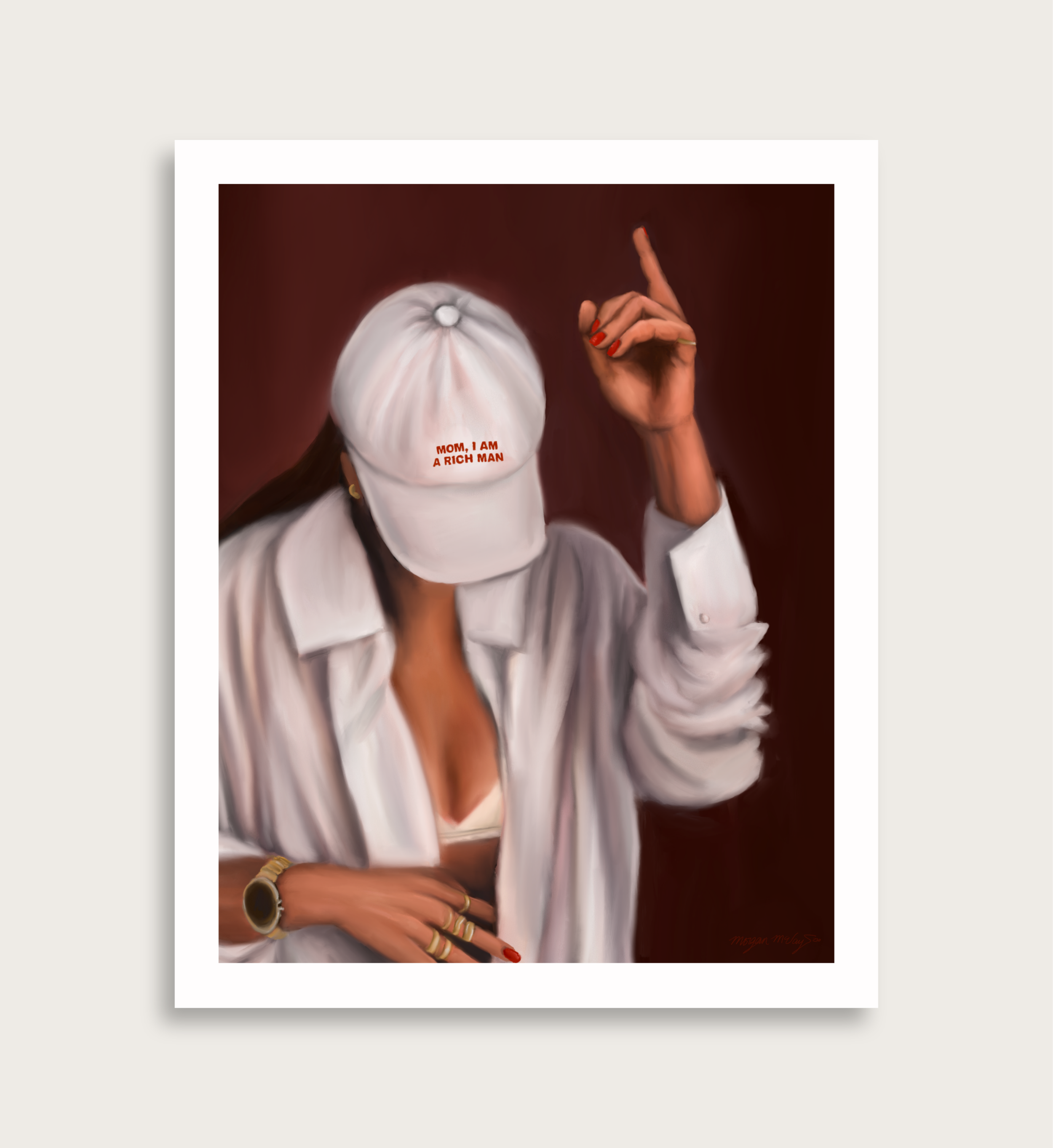 Mom, I Am a Rich Man | Fine Art Print