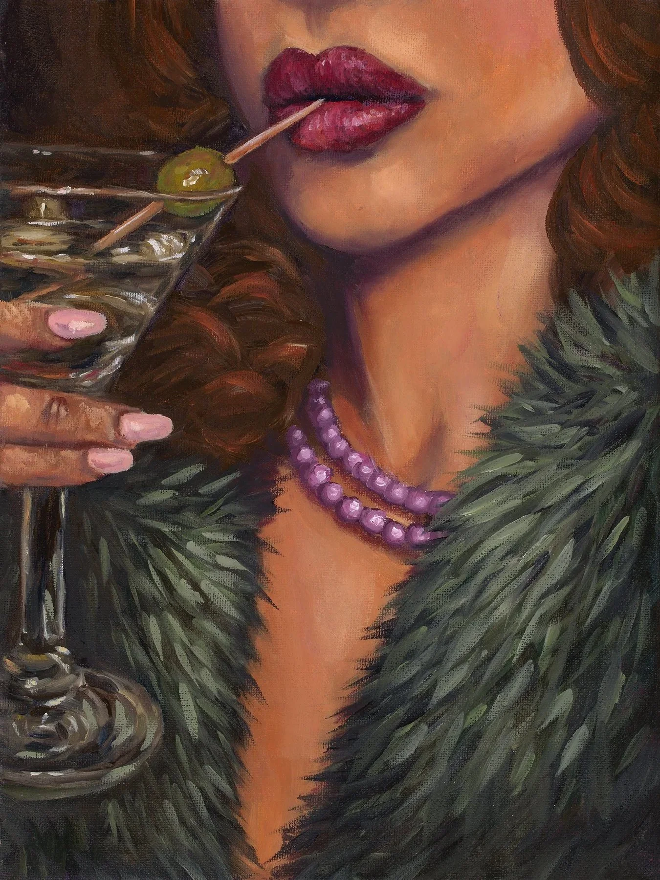 Hold the Vermouth | original oil painting