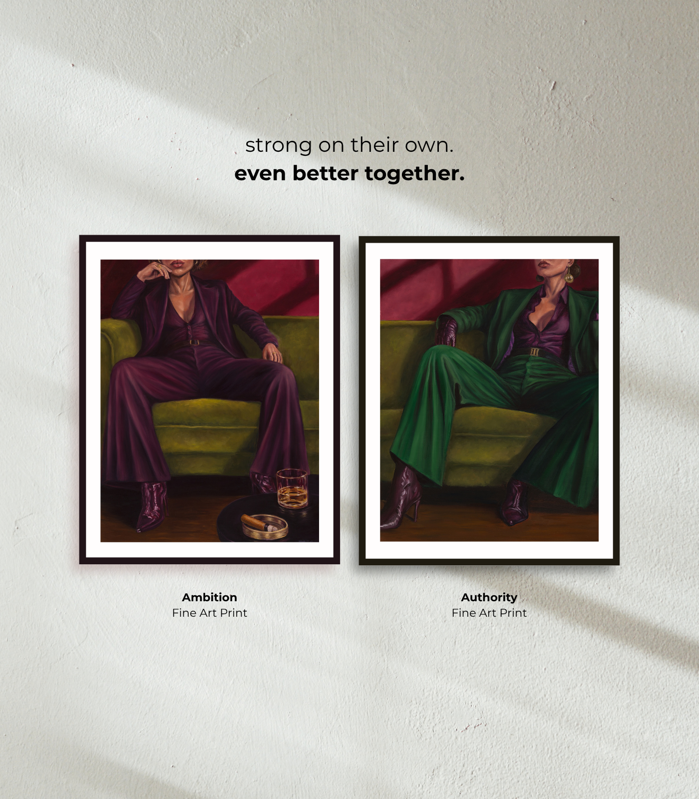 Ambition + Authority | Fine Art Print Pairs
