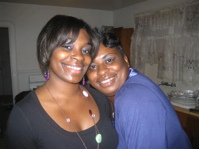 My mom and I