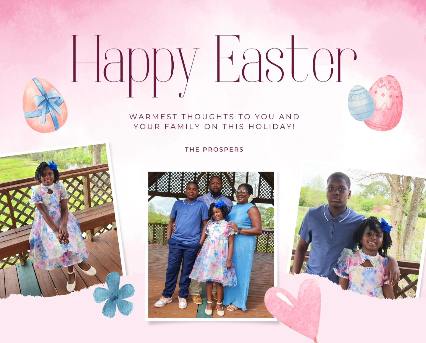 🏵🌸 Happy Easter 🌸🏵

With Love- The Prospers

#happyeaster #easter2024 #heisrisen #family #blacklove #blackfamily #resurrectionsunday #happyressurectionsunday #blackgirlsinfloral #modernfamily #yadieprosper