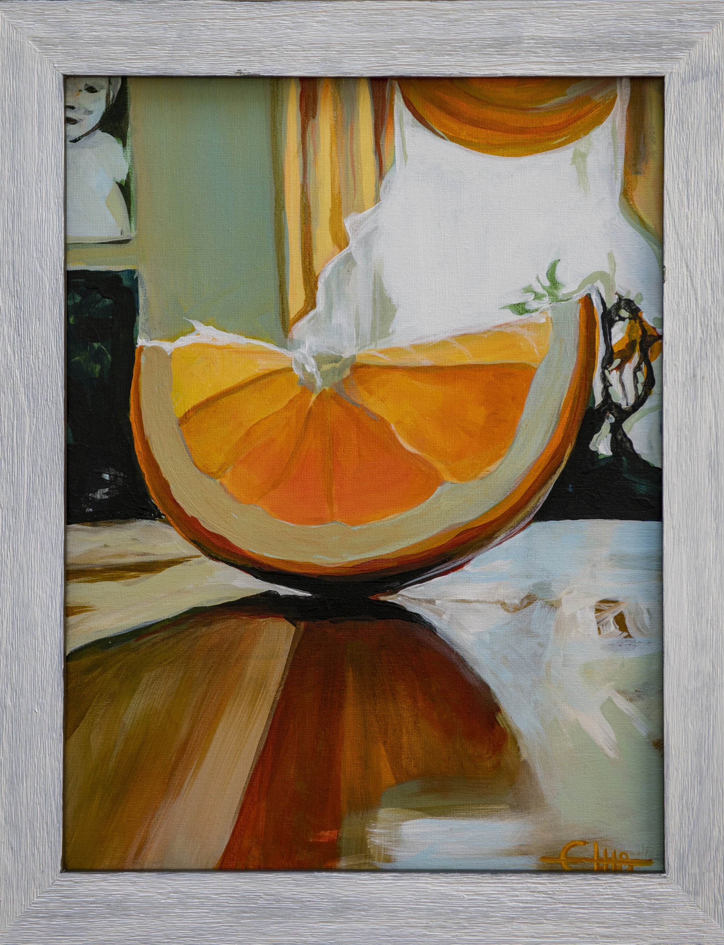 Satsuma 12"x16"  acrylic 2018