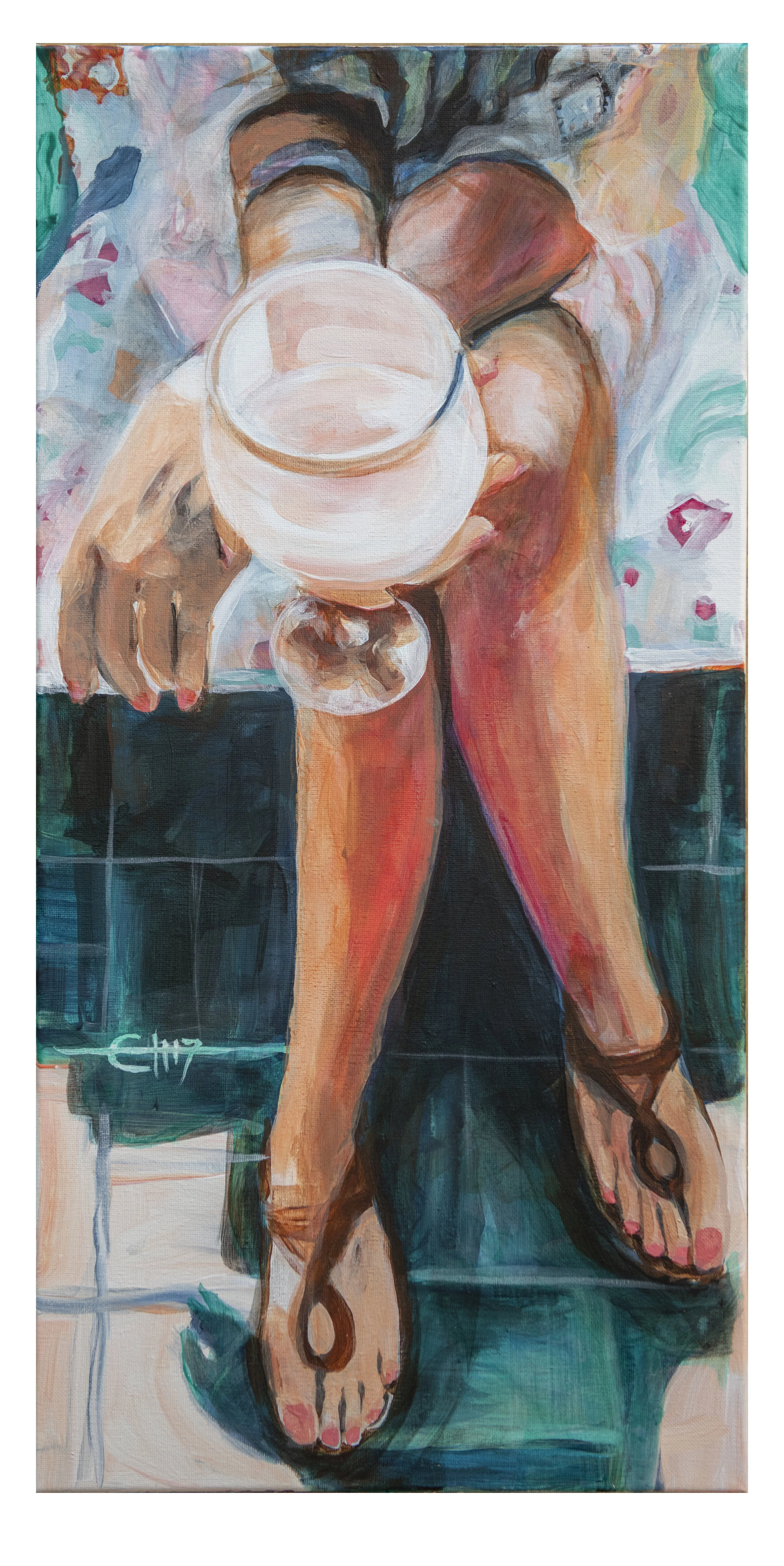 Nour 12"x24" acrylic 2017