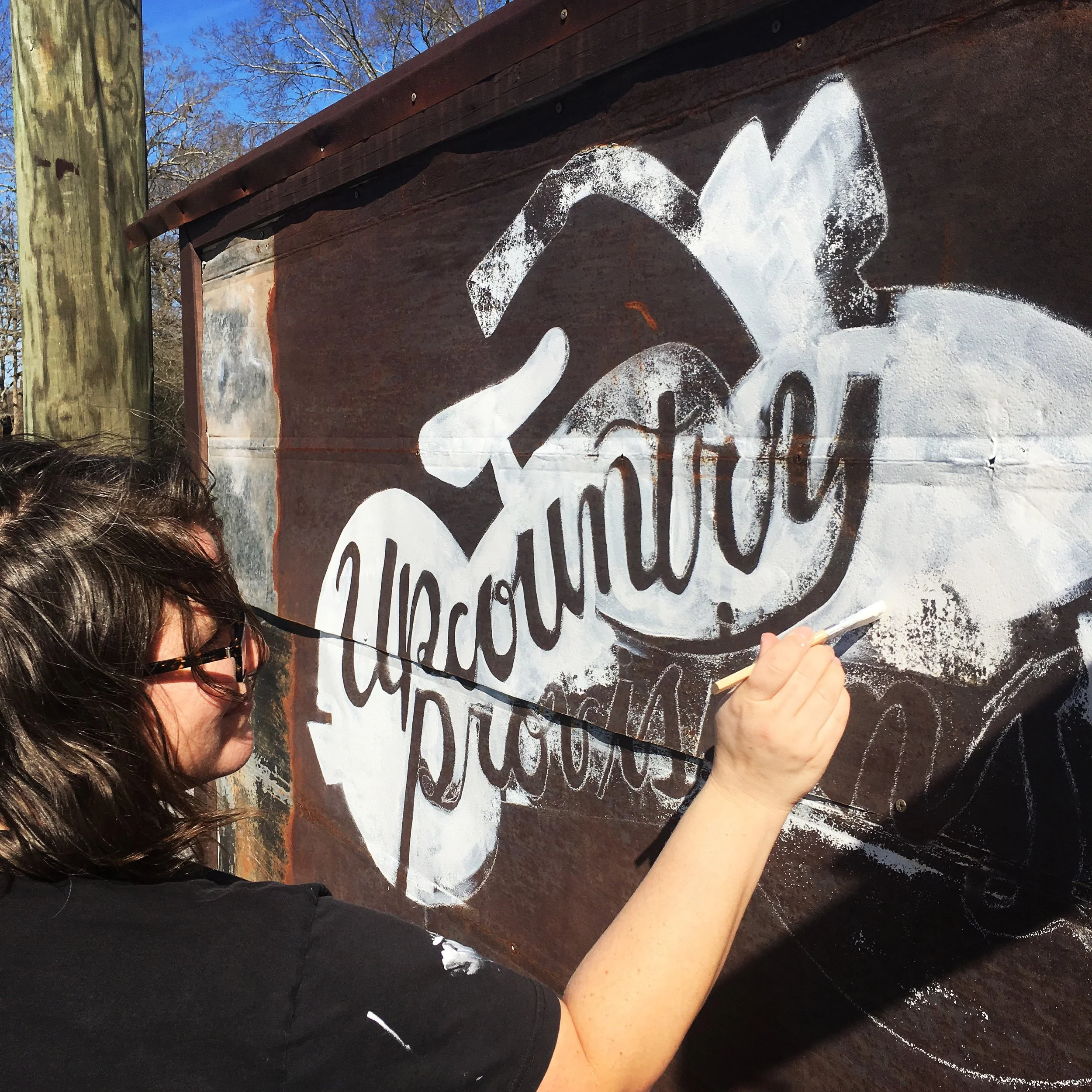 Upcountry Provisions Sign