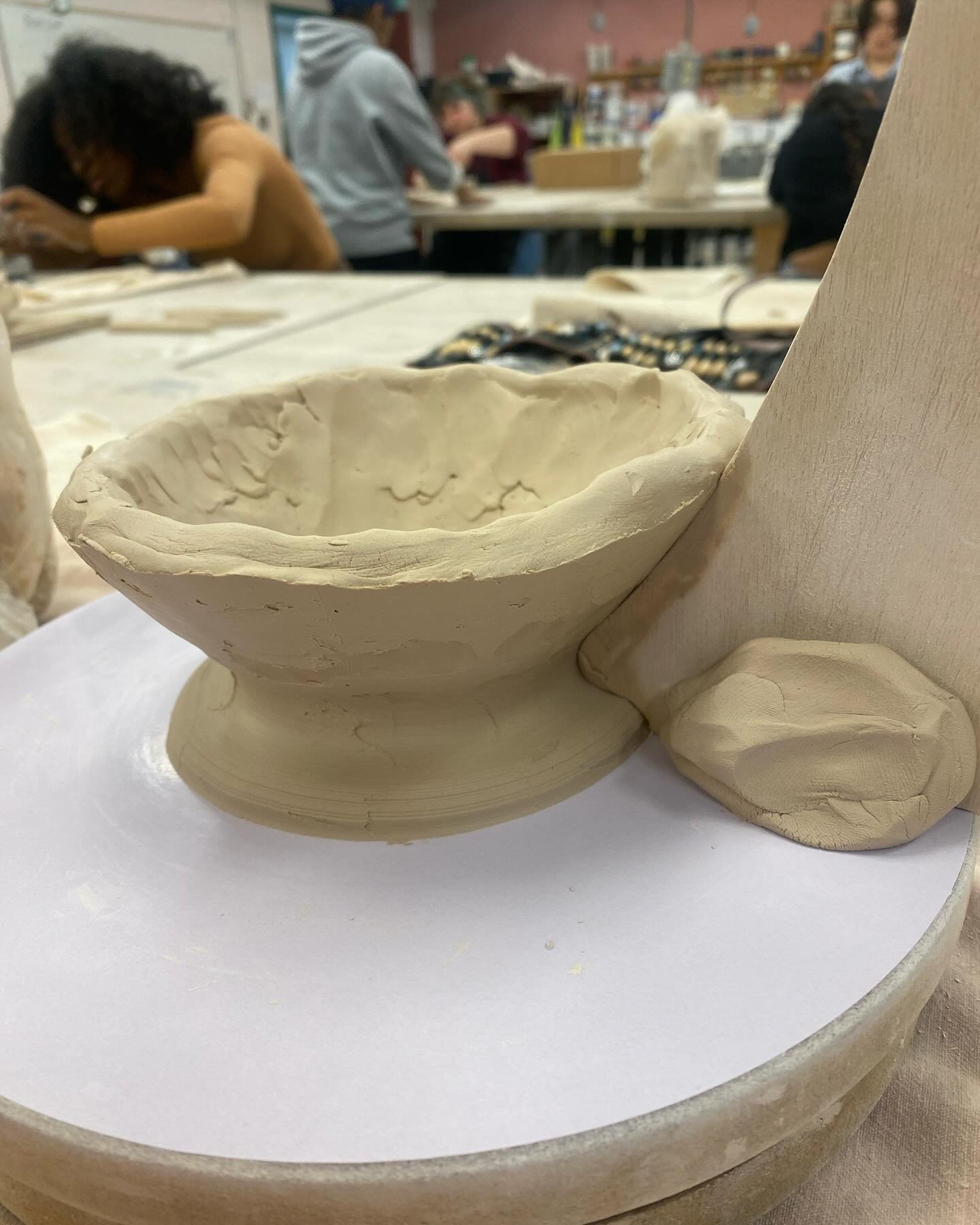 Project #2 Coiled Vase

Taking classes at Greenville Technical College has been an opportunity for me to be a lifelong learner. 
Creating situations to be uncomfortable, forcing me to ask questions and find new perspectives has been invaluable. 

In 