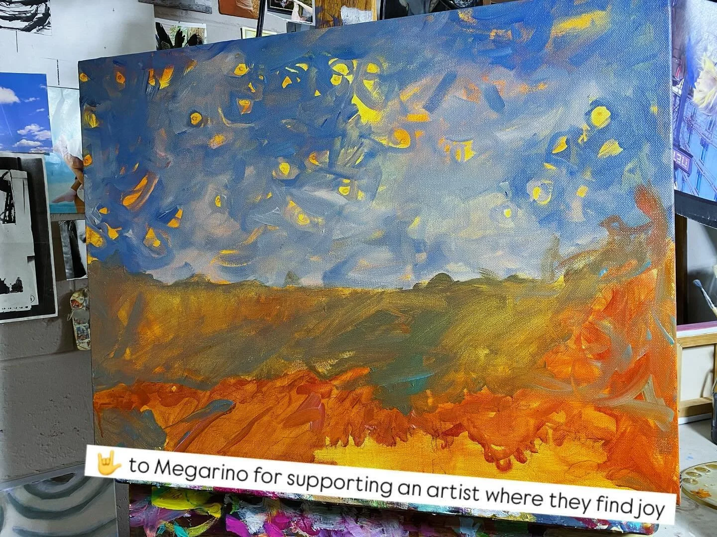 Being able to work on Christmas commissions is such a joyful break from the hustle &amp; bustle of all of the things. I appreciate an excuse to paint. 🤟 
Thank you Megalisous!

#elizabethkinney 
#elizabethkinneyart 
#paintallofthehours 
#gvlarts
#gv