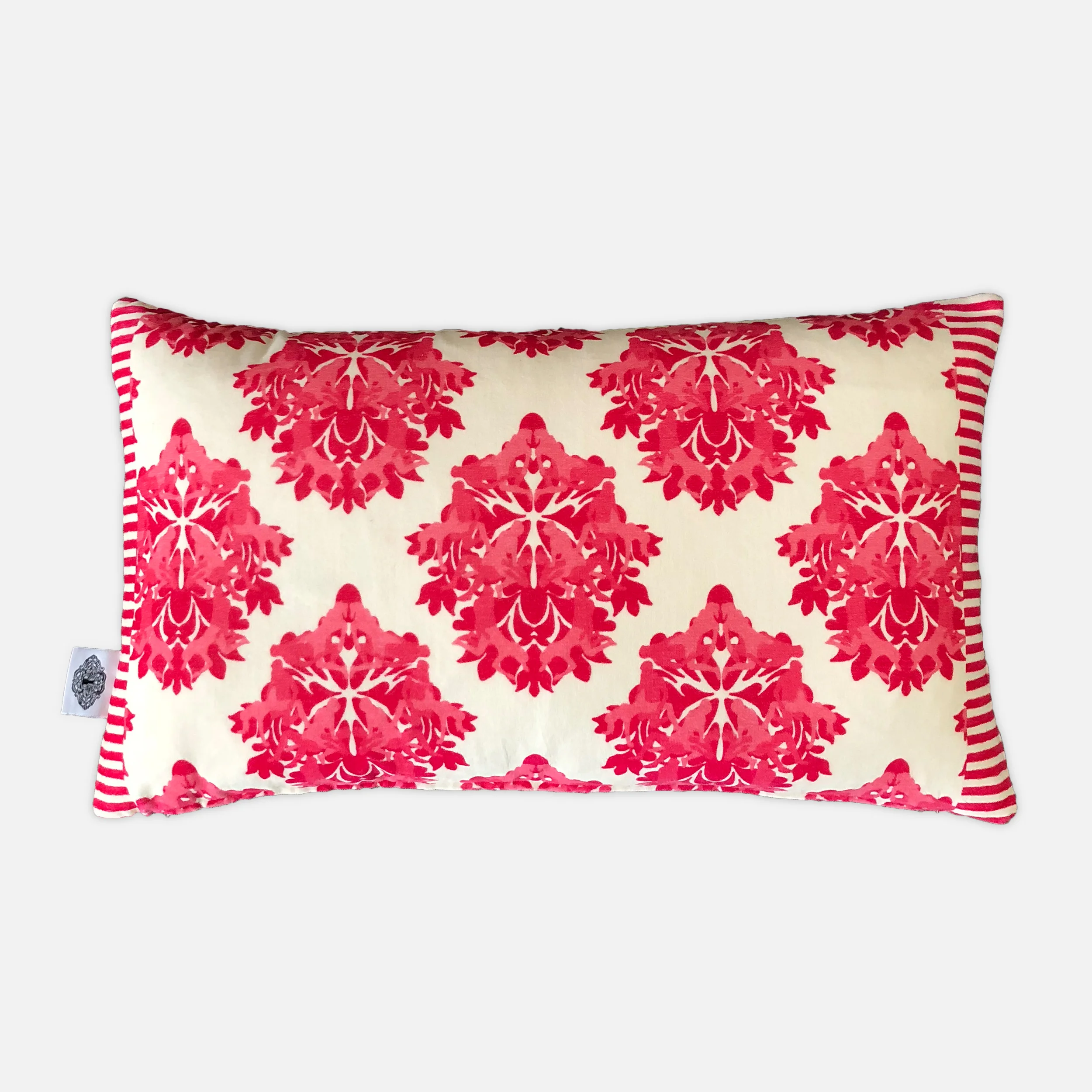 raspberry velvet cushions
