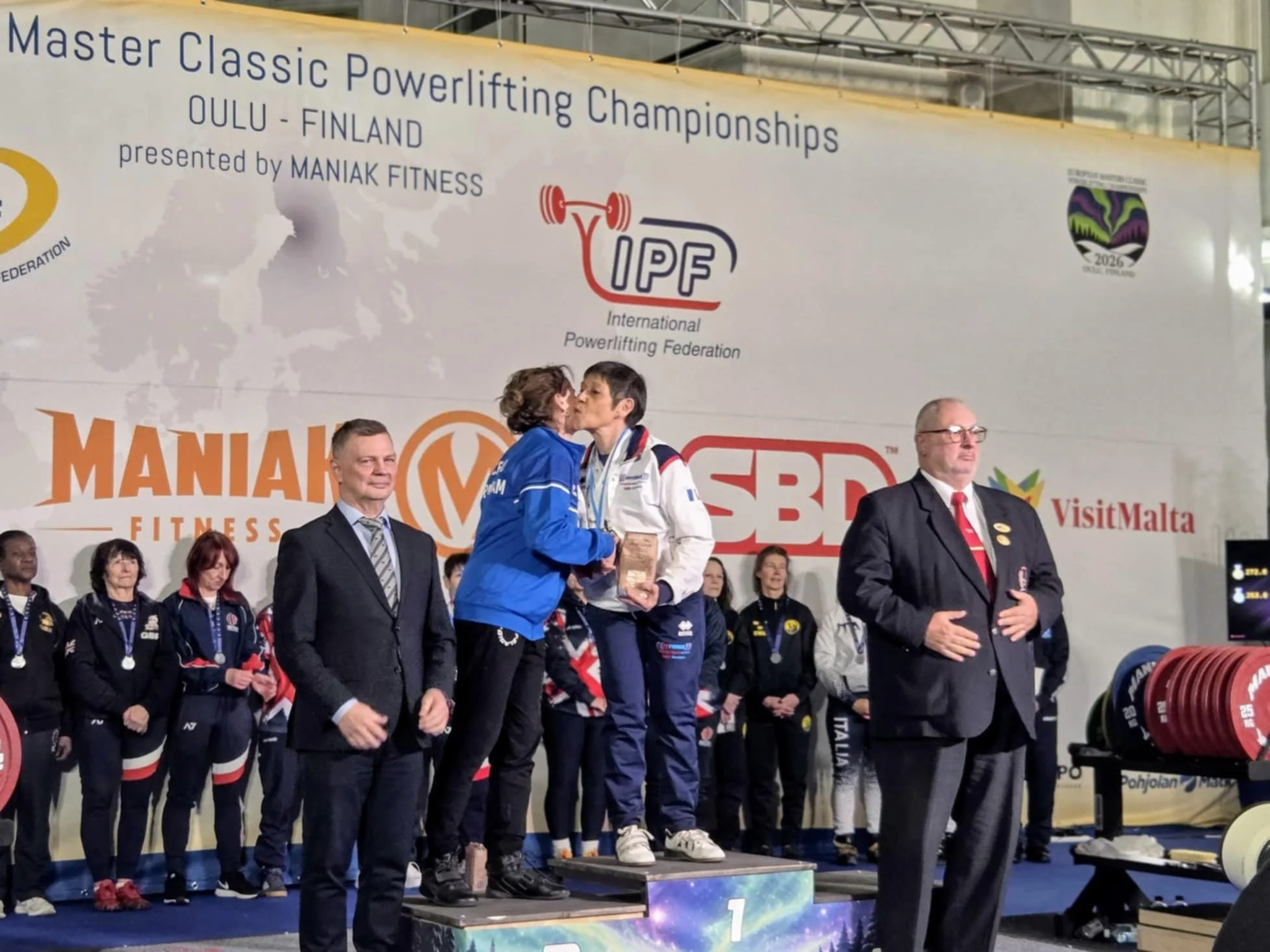 Kraftfélagið á EM öldunga í Oulu í Finnlandi 