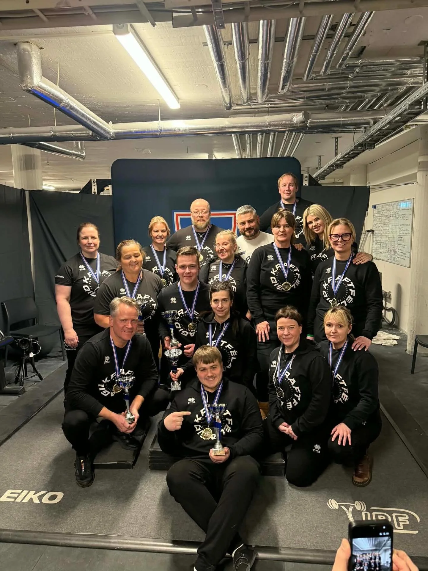Íslandsmet slegin á ÍM í búnaðarbekkpressu