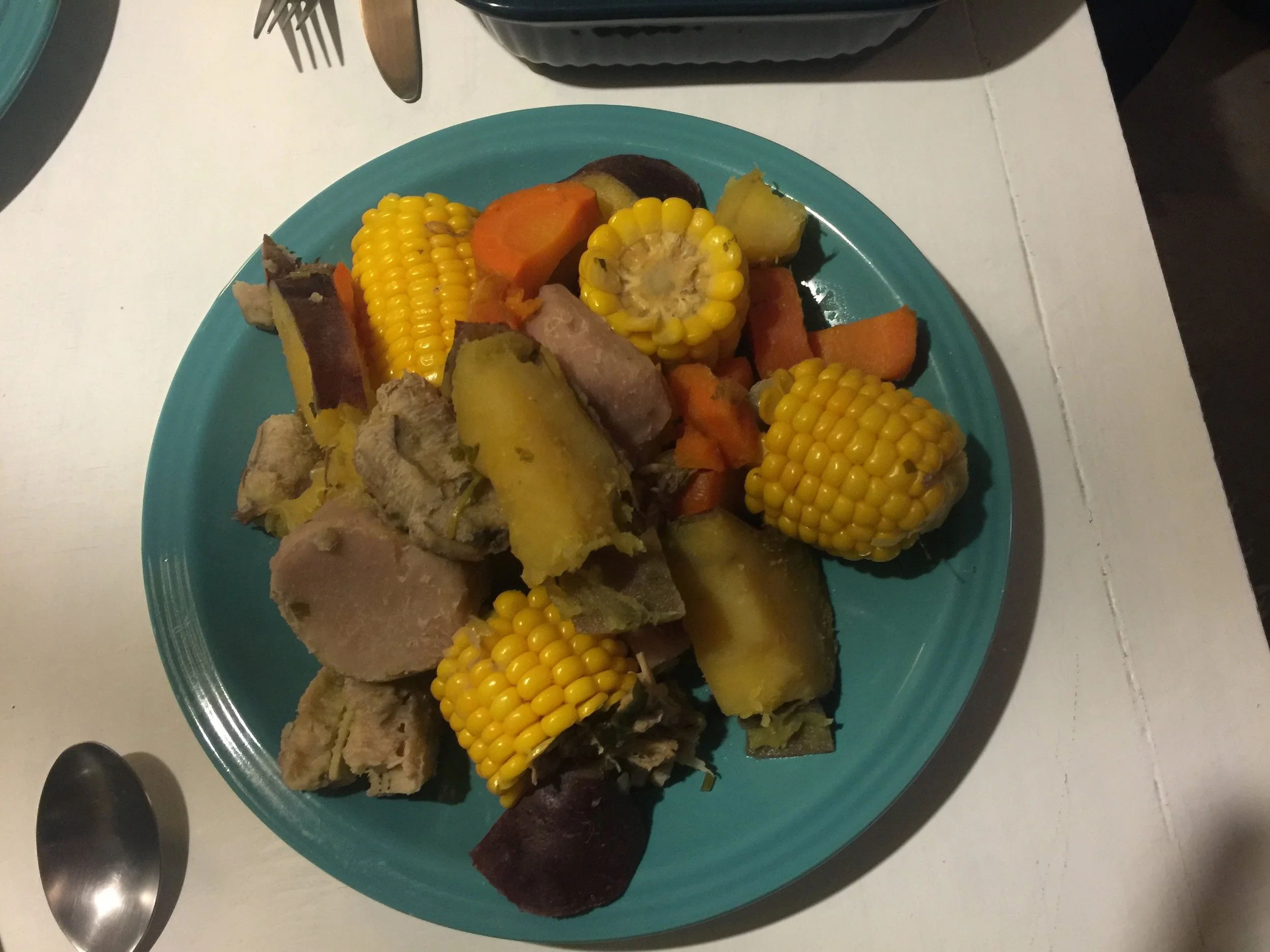 Ingredients of Olla de Carne