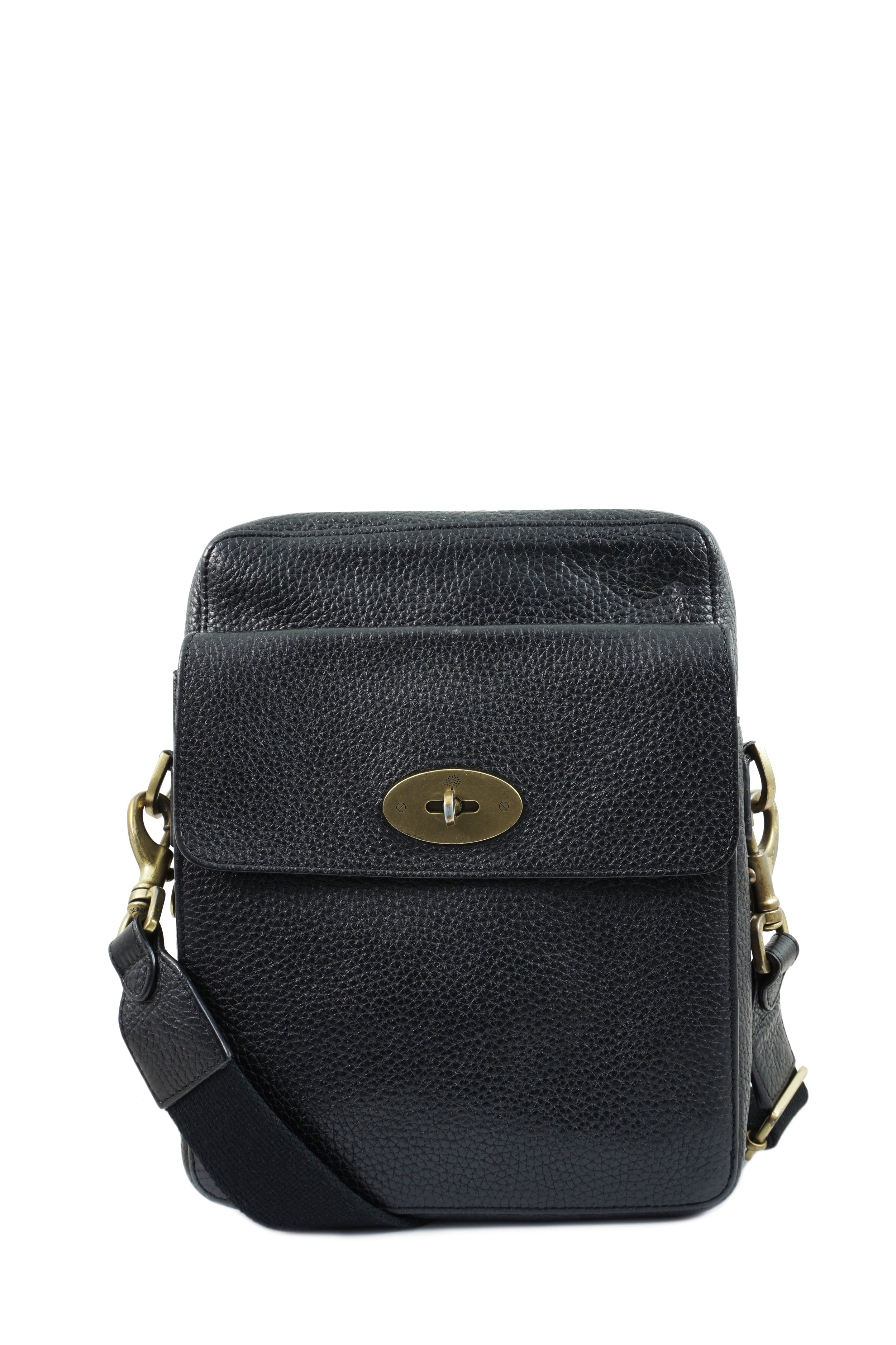 Mulberry Postmans lock reporter messenger, Svart
