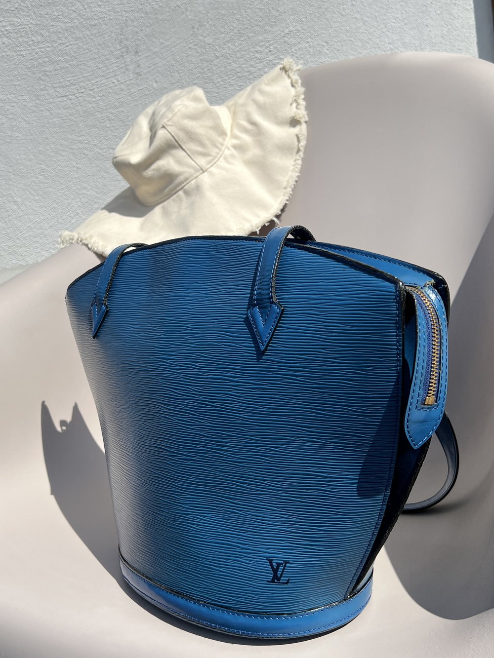 Louis Vuitton Louis Vuitton Saint Jacques GM Blue Epi Leather