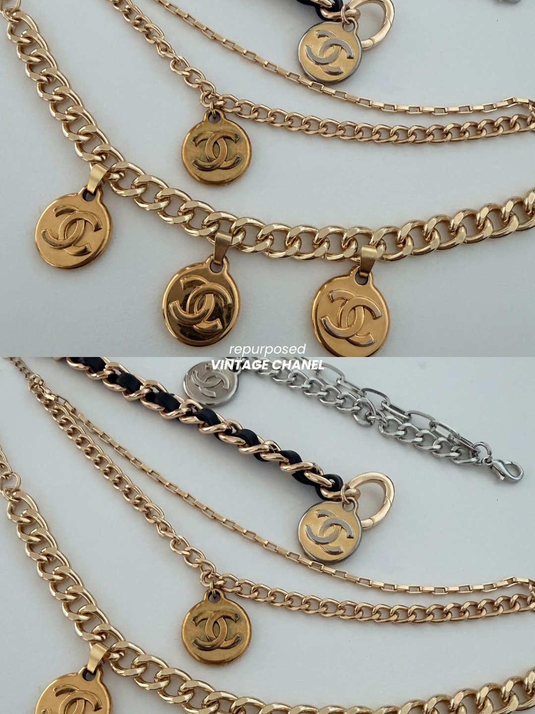 ✨ CHANEL &mdash; reimagined.
Out now! Our repurposed jewelry collection
crafted from authentic vintage Chanel pieces.

Each piece is:
✔ Made from genuine Chanel parts
✔ One of a kind
✔ Limited &mdash; no restocks

Once it&rsquo;s gone, it&rsquo;s gon