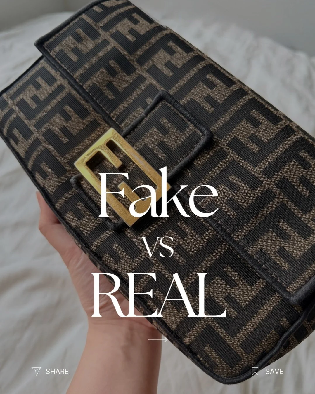 🔎 Real or fake FENDI ?Comment below: Is A or B or FAKE? ⬇️

Authenticating designer bags is all about the details. From the hardware and engravings to the materials and construction, even the smallest differences can tell a bigger story. 👜