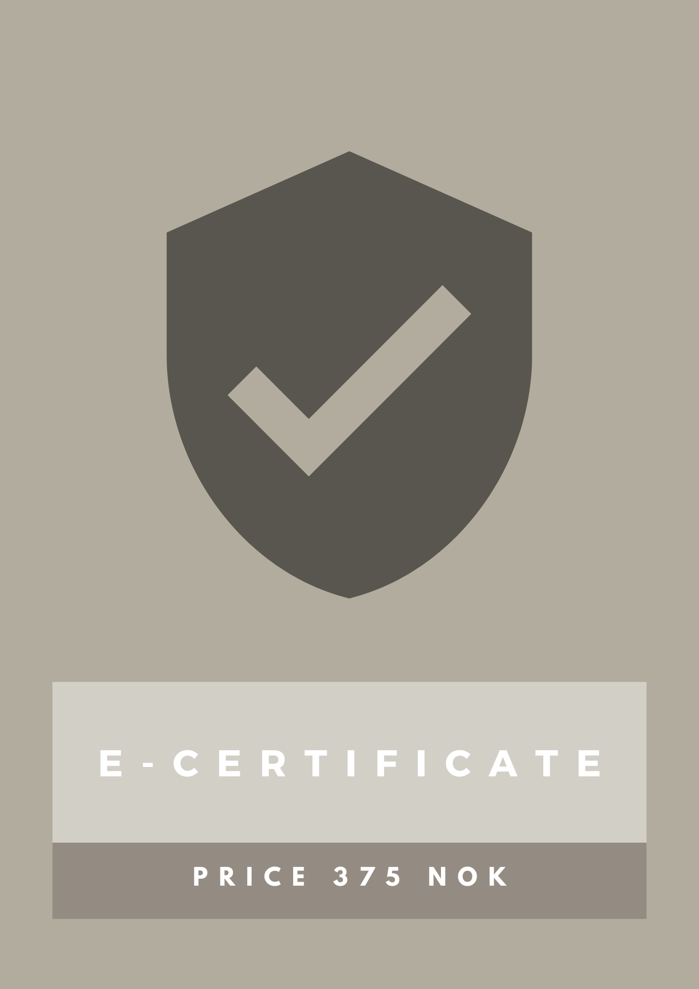 Digital Authentication Certificate