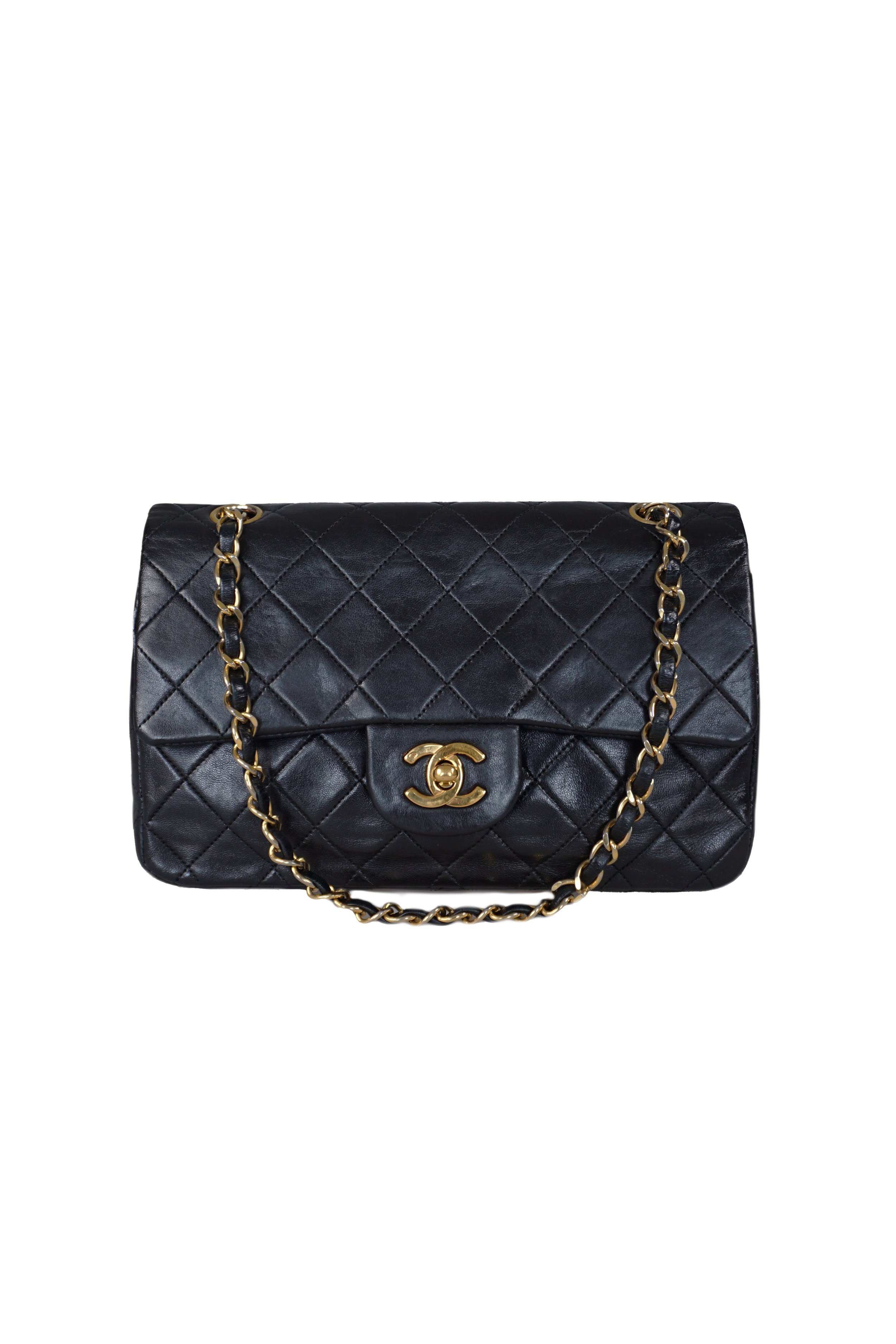 Chanel Small Double Classic Flap, Svart (GHW)