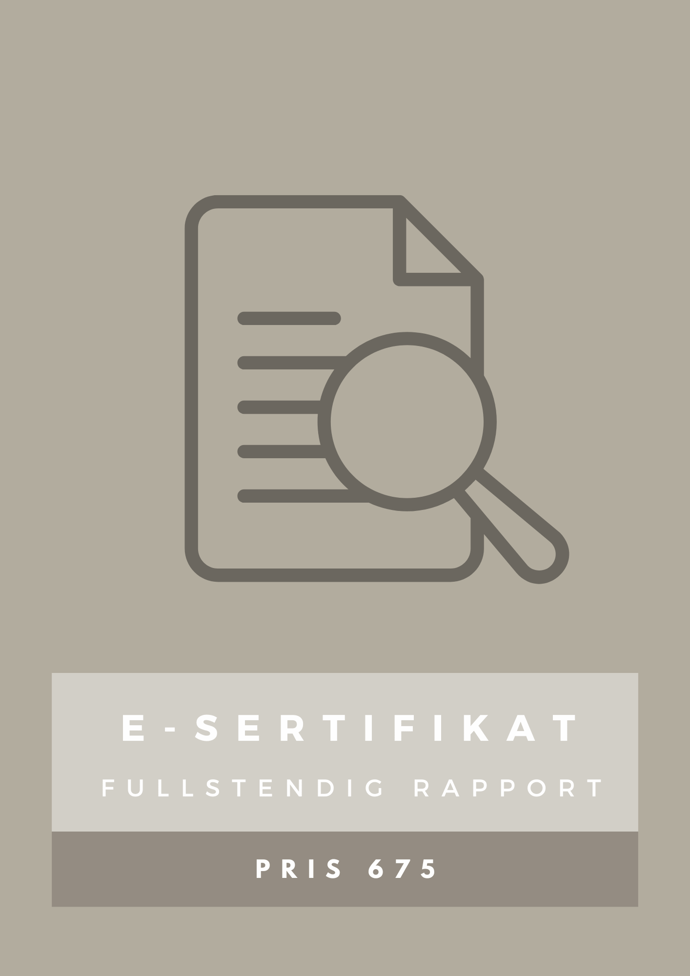 Digitalt Ektehetsbevis (Autentisitetsbevis)