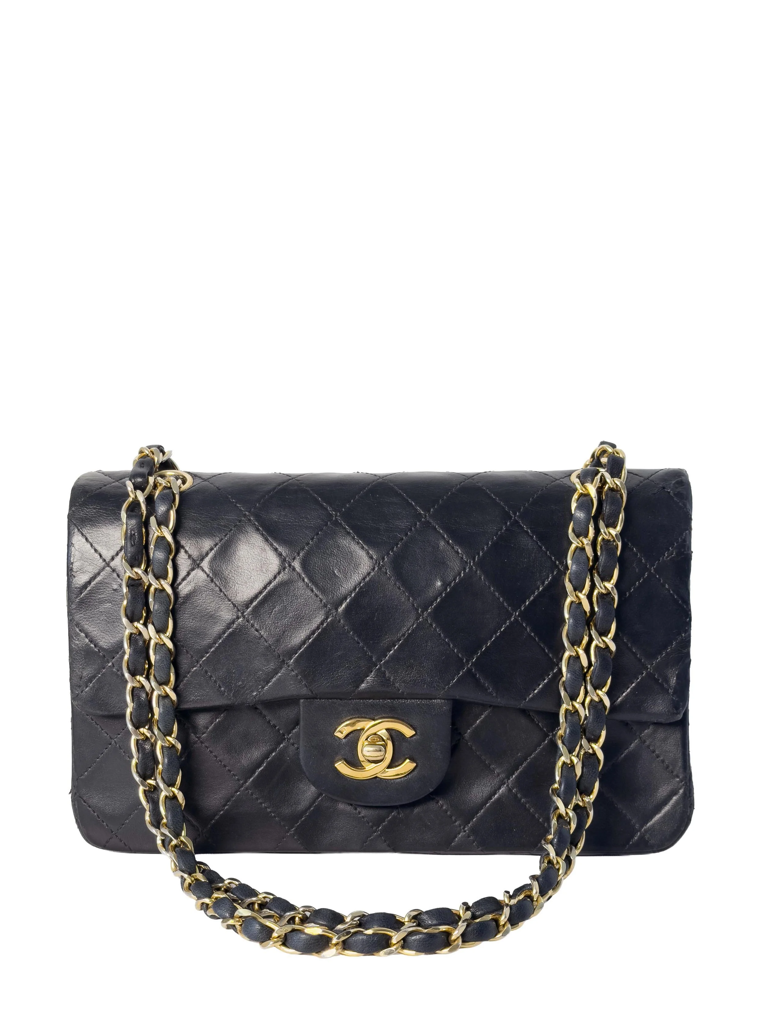 Chanel Small Double Classic Flap, Svart (GHW)