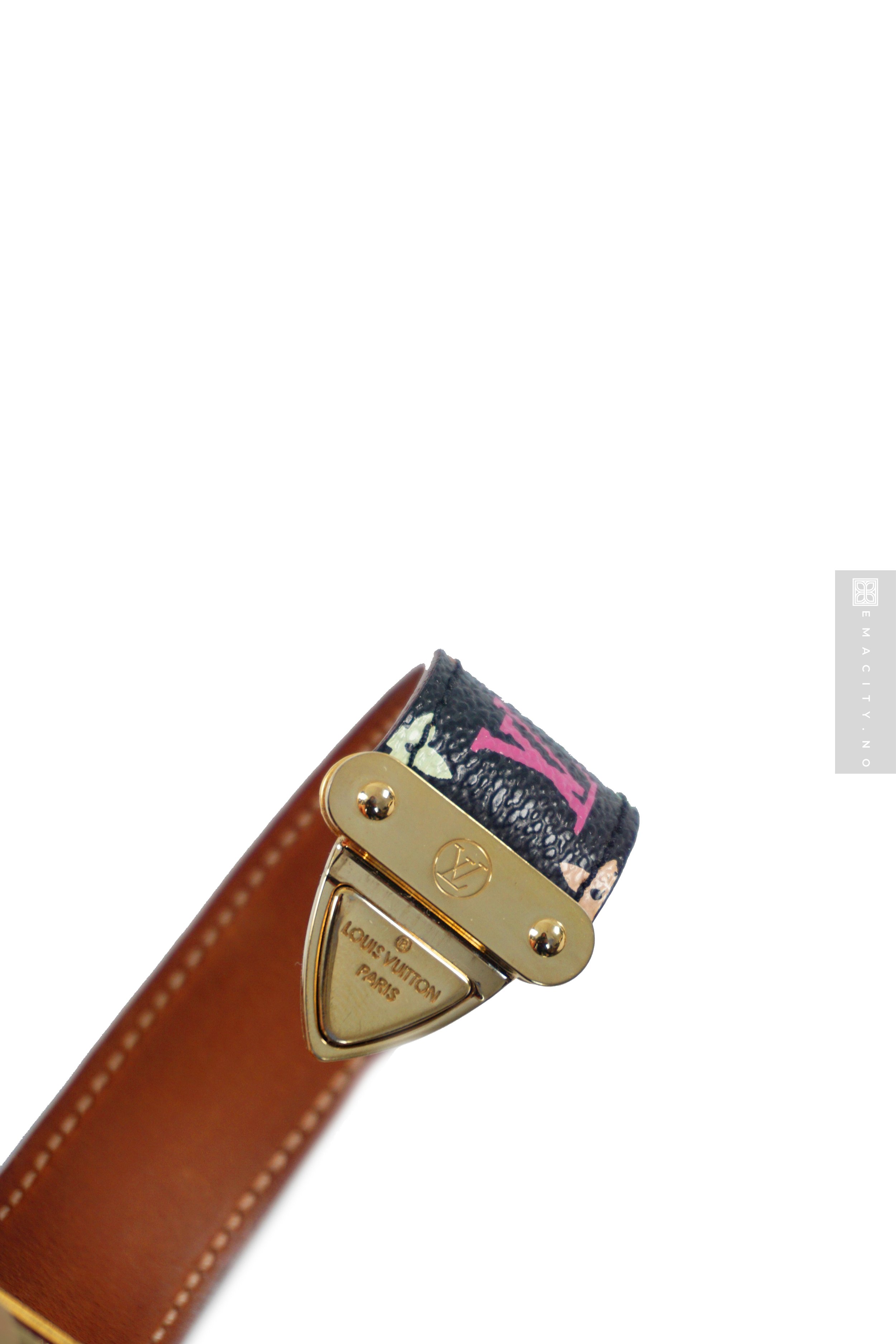 Louis Vuitton Monogram Multicolor Koala Bracelet, Str. S Svart
