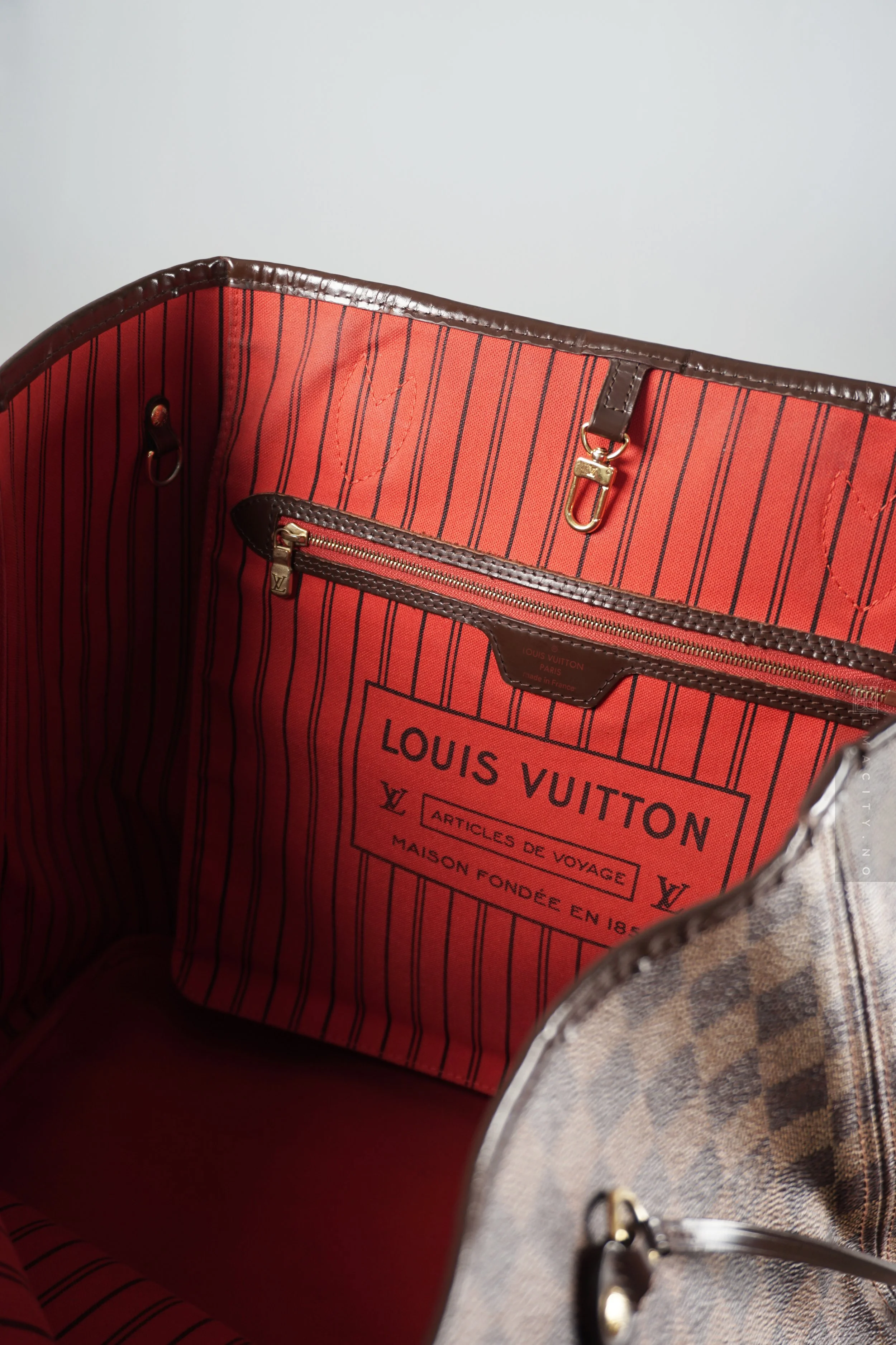 Louis Vuitton Neverfull GM, Damier Ebne