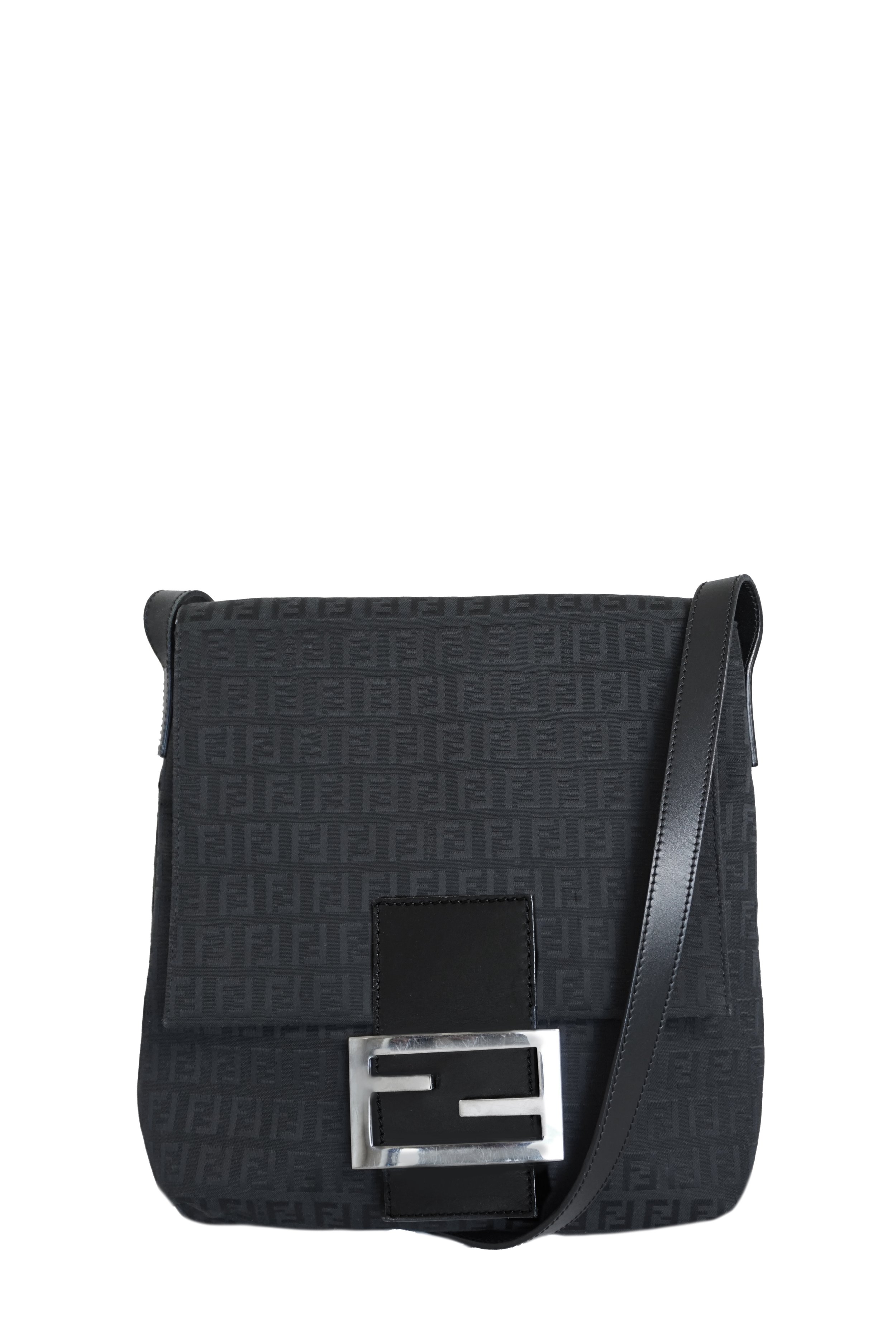 Fendi Zucca Crossbody bag, Svart