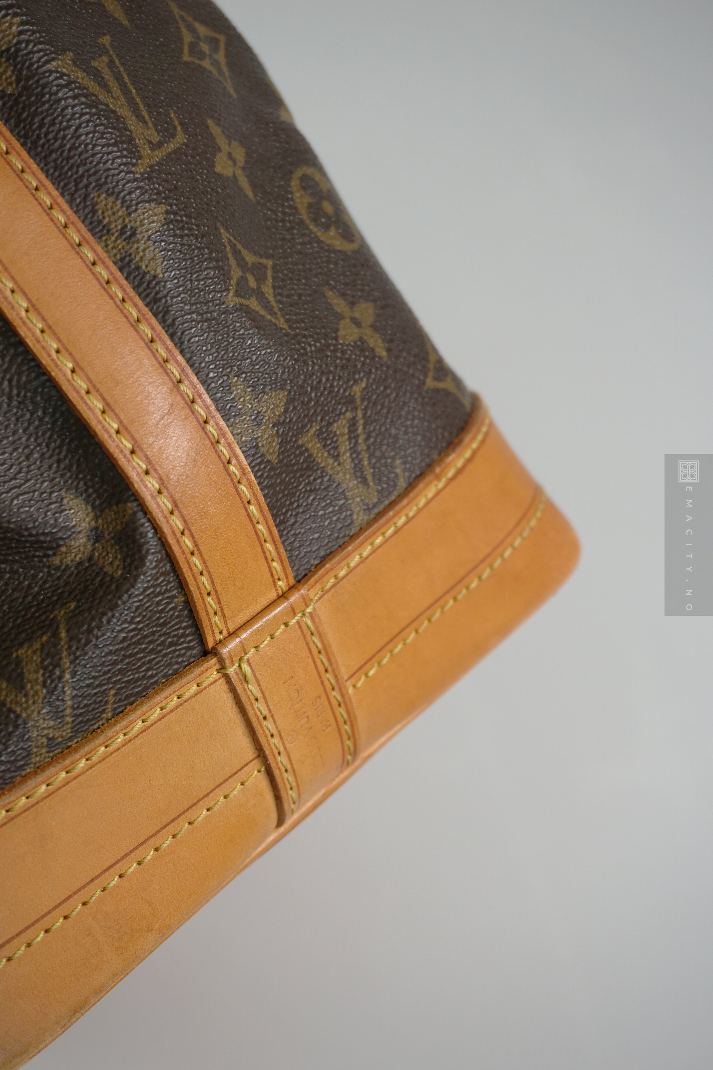 Louis Vuitton Noé GM, Monogram bucket bag med snøring