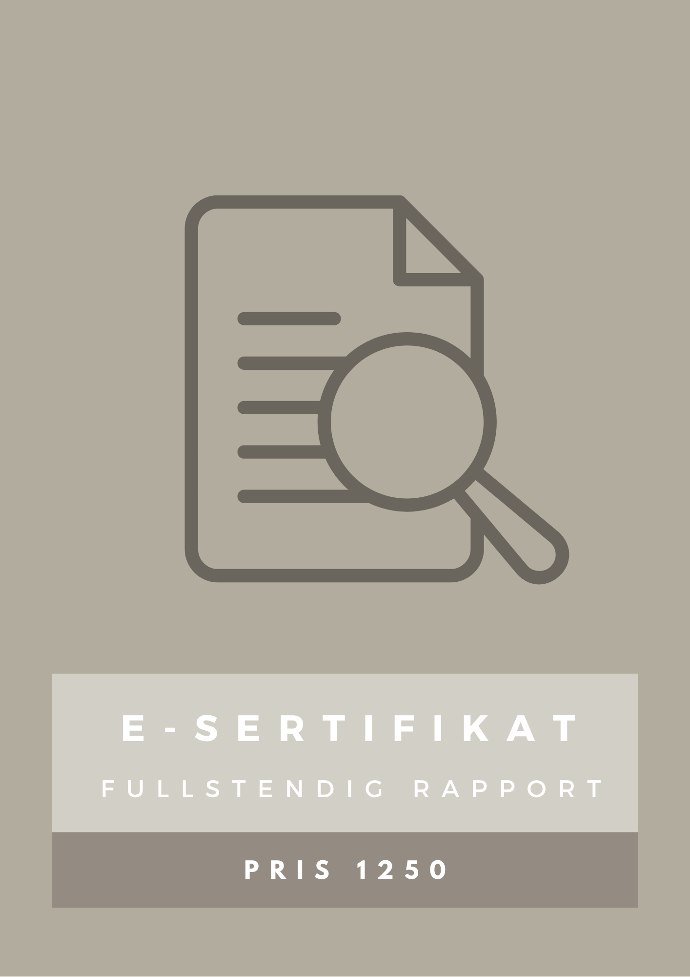 Digitalt Ektehetsbevis (Autentisitetsbevis)