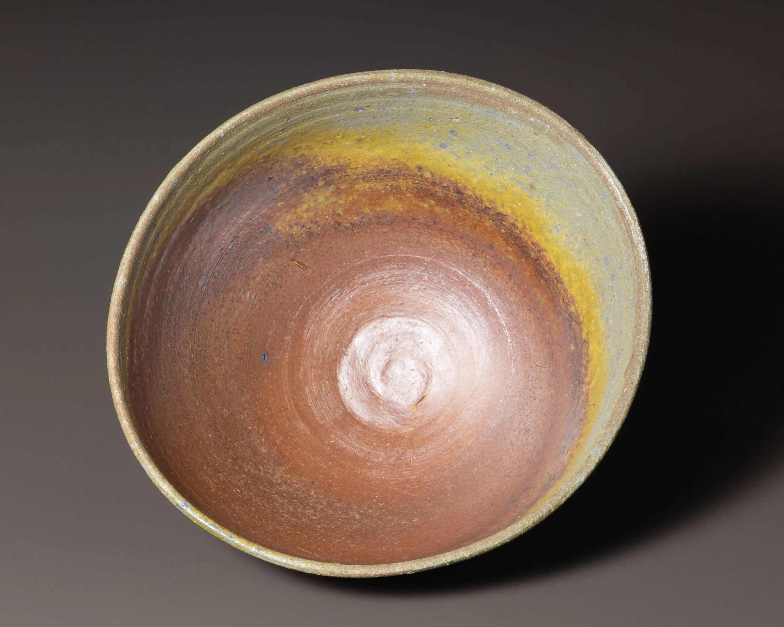   Wood fired teabowl   6.5” d, 3.7” h  ID: 9002  SOLD 