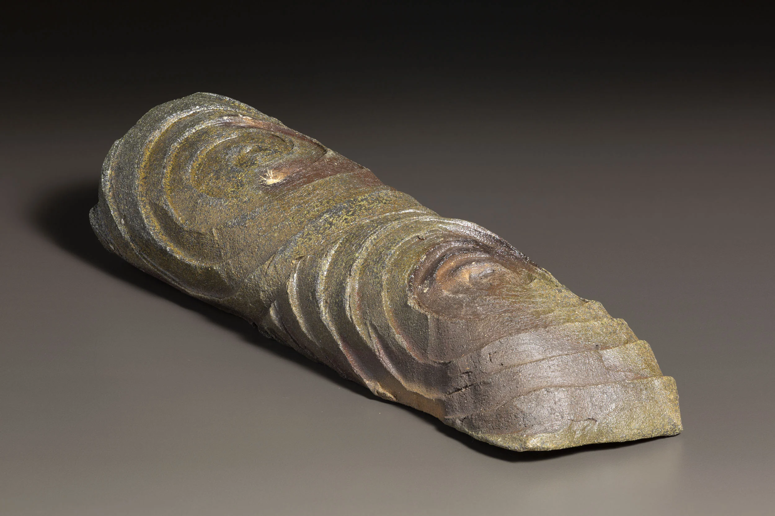   Carved wall vase   3.5” x 2.2” x 11.2”  ID: 4015   