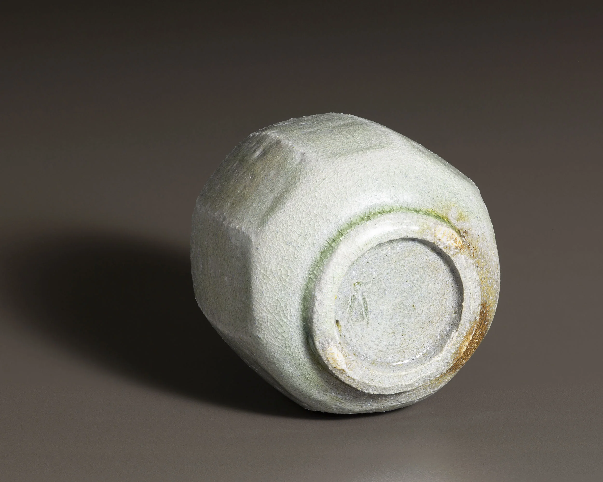   Octagonal bottle   3.1” d, 4.5" h  ID: 6028 