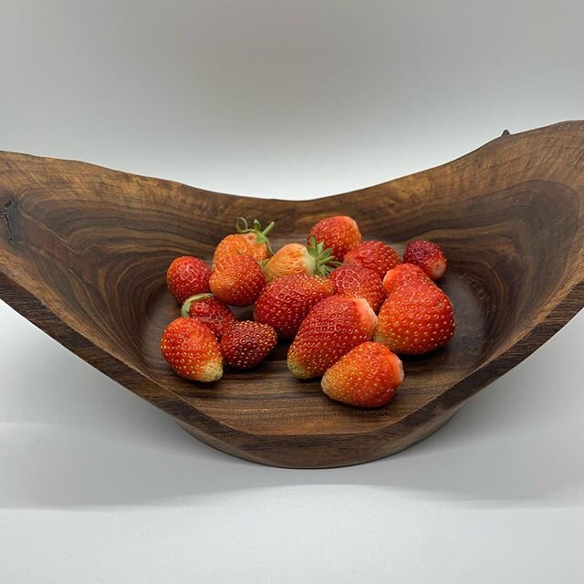 This is the first handful of strawberries picked from our little patch that I planted last year and boy do they look pretty sitting in that gorgeous walnut bowl. They tasted mighty good as well 😁. .
.
.
.
.
.

#woodworking #woodcraft #woodlovers #wo