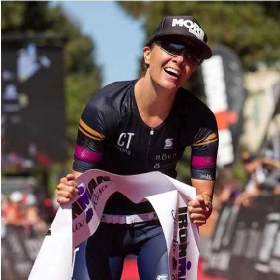 Chelsea Tiner (Dallas, TX) Chelsea Tiner is a machine, simply put. She can rip in the water, on the bike, and on the run. Don’t believe us?!?! Let her 2017 Ironman Santa Rosa win speak for itself. Yes, she won it! She is also a graphic designer and triathlon coach. She stays busy and wins at whatever she does!