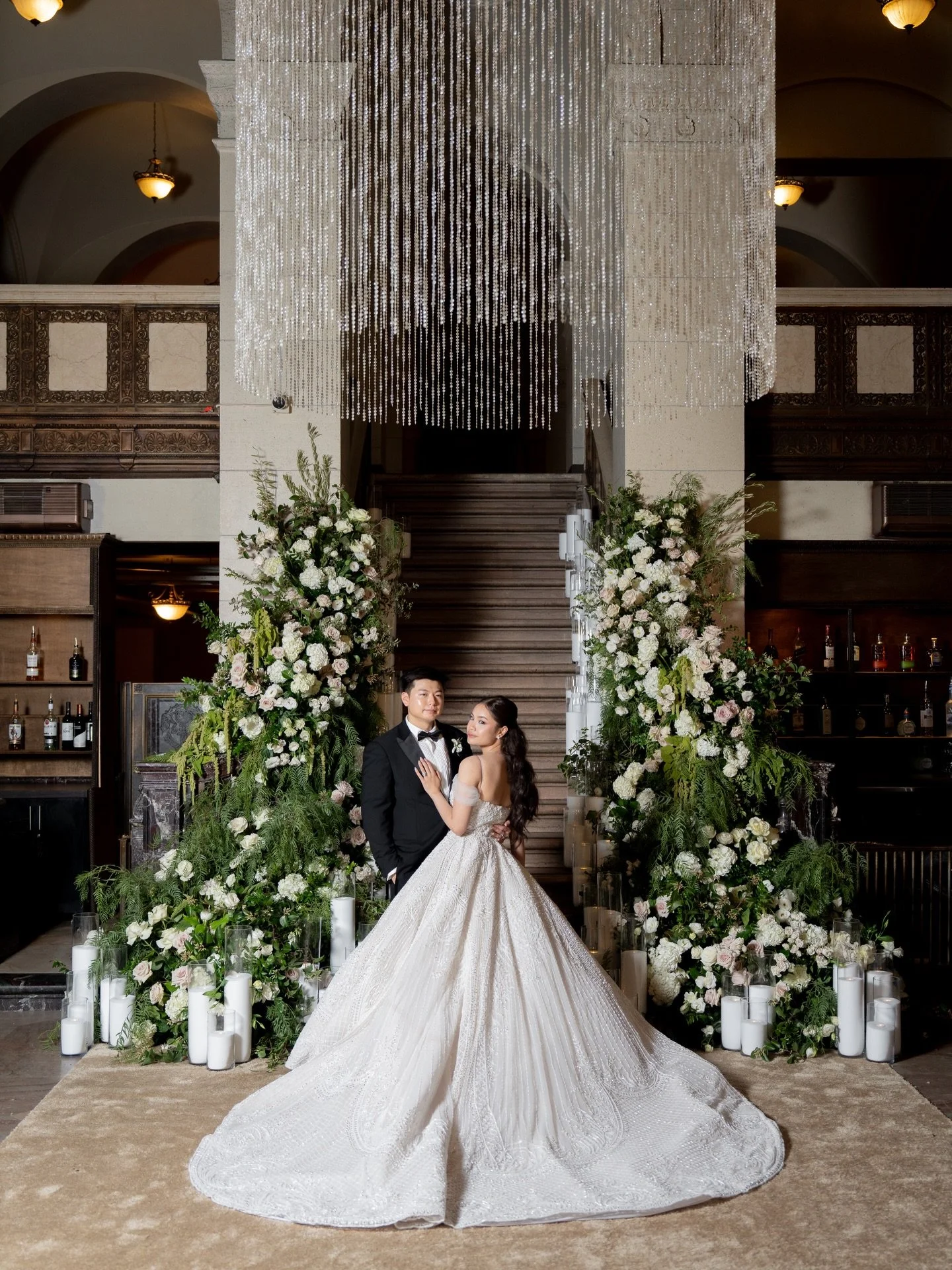Celebrating Khristine and William&rsquo;s wedding in the heart of DTLA @themajesticdowntown 🤍

What a joy to celebrate their day at the historic place like The Majestic. Surrounded by breathtaking architecture, soaring ceilings, and timeless details