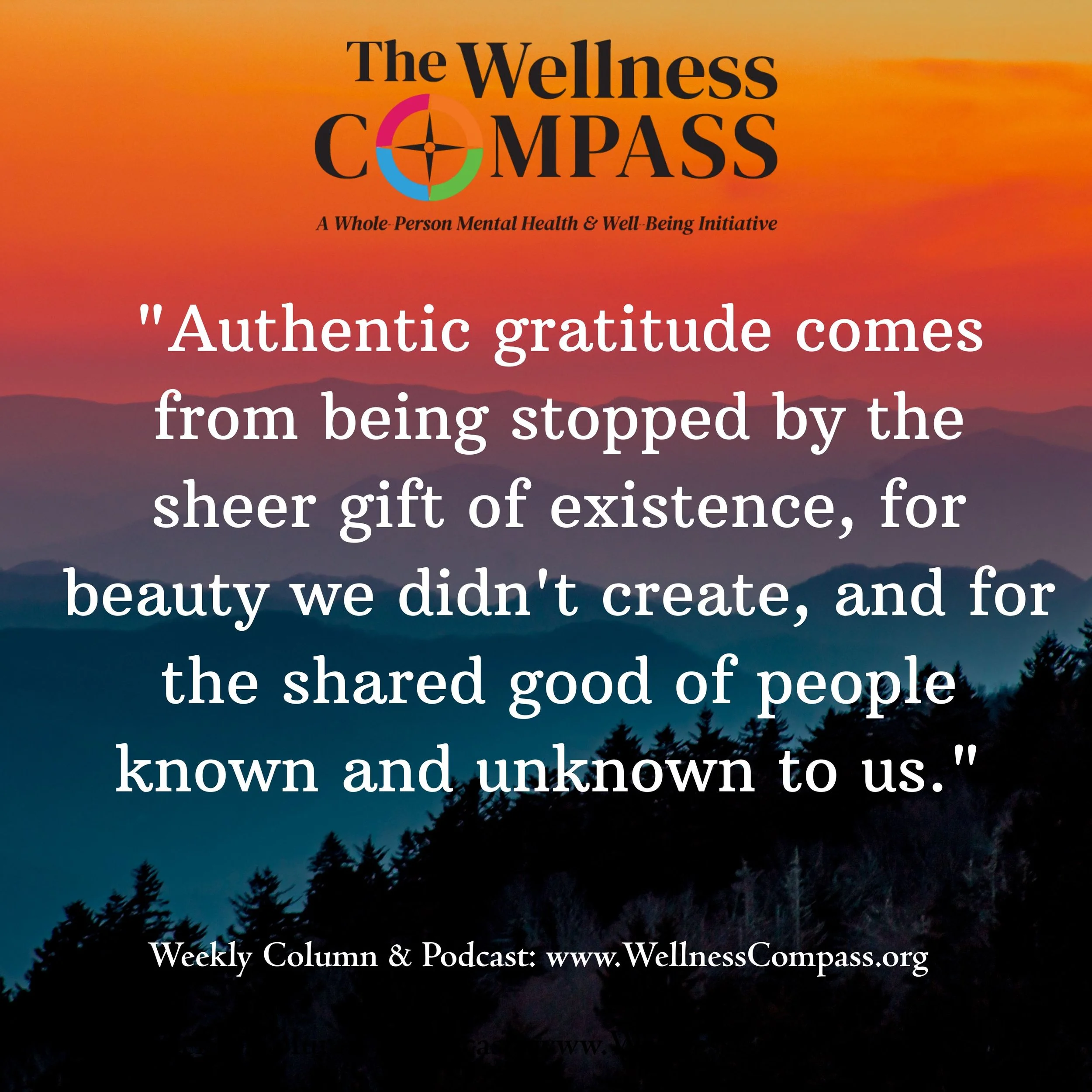 "Beyond Thank You: Four Truths About Gratitude from an Unexpected Vista," Episode #166, November 21, 2025