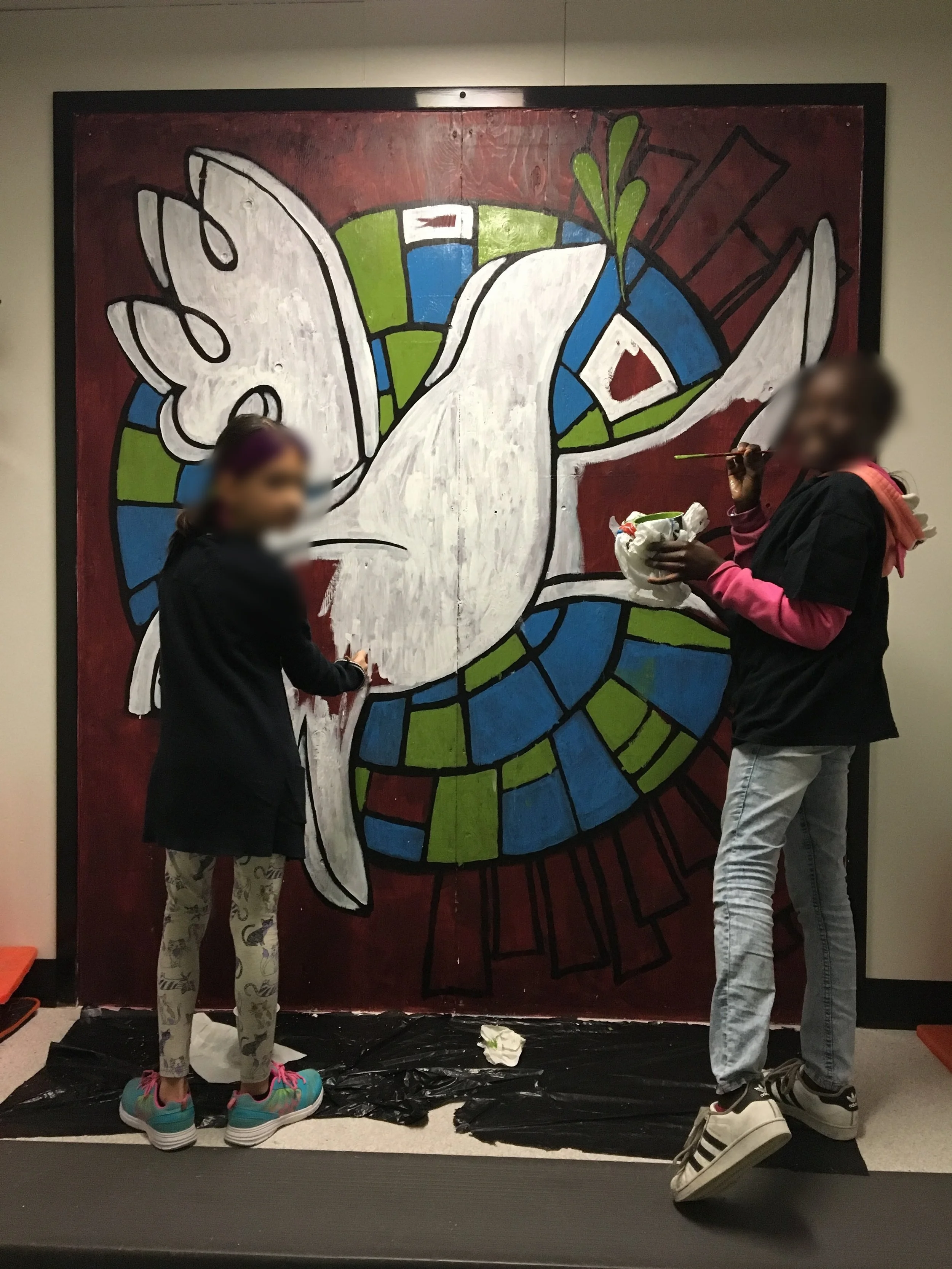 PAINTING IN PROGRESS