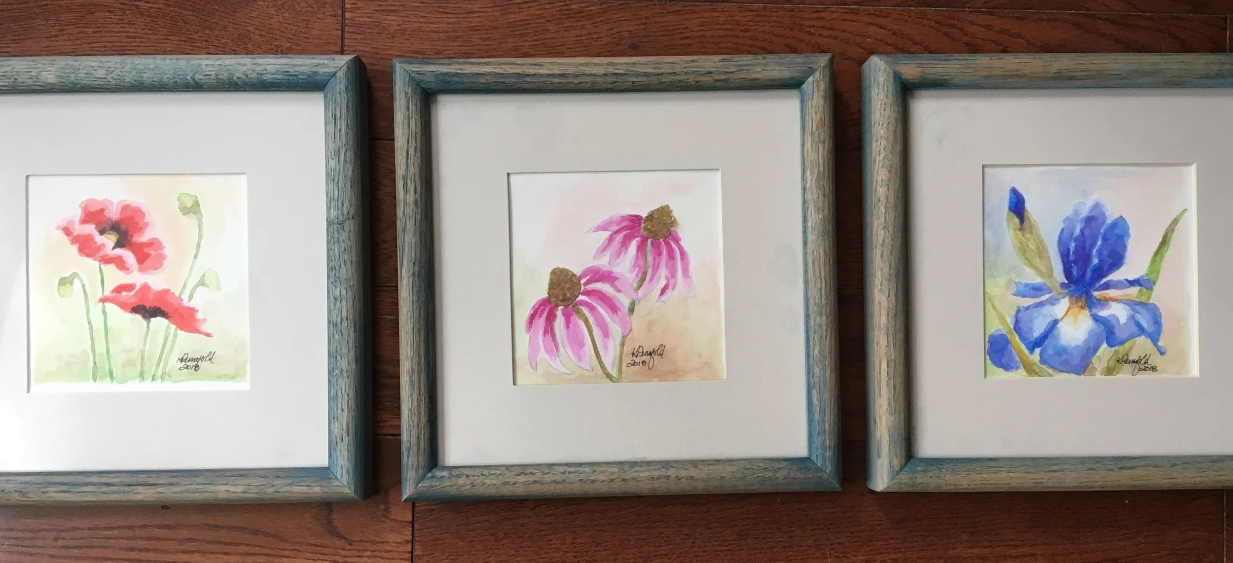 Water colour flowers