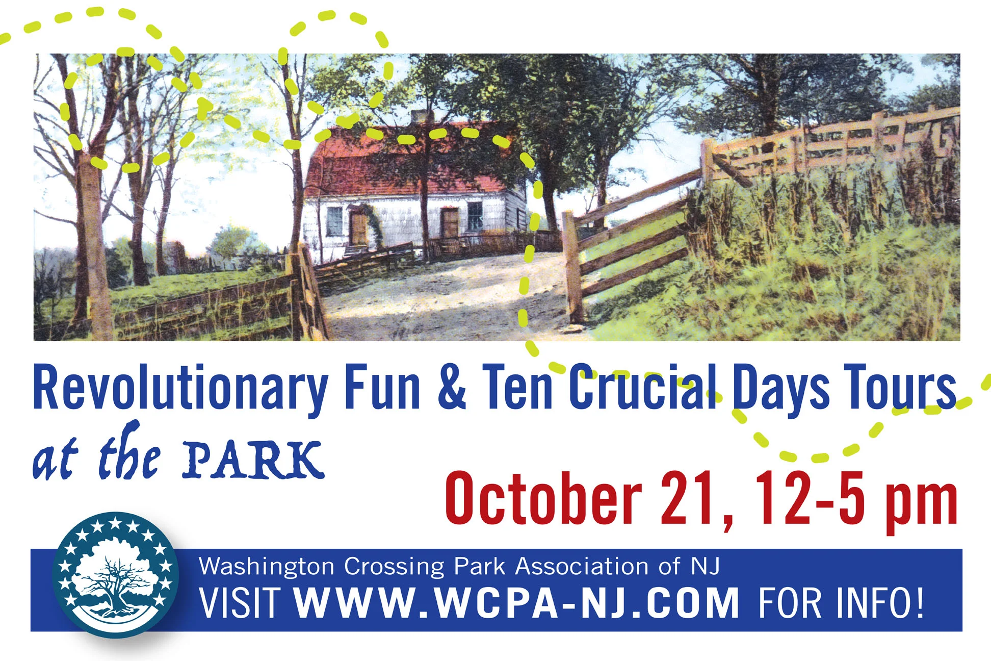 Yard Signs for Ten Crucial Days Tours & Scavenger Hunt