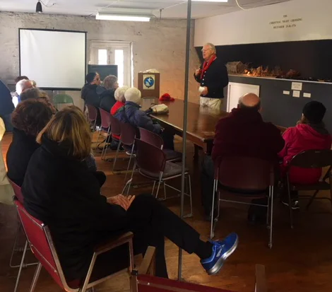 WCPA Trustee Tim West at a Historian Led Guided Tour